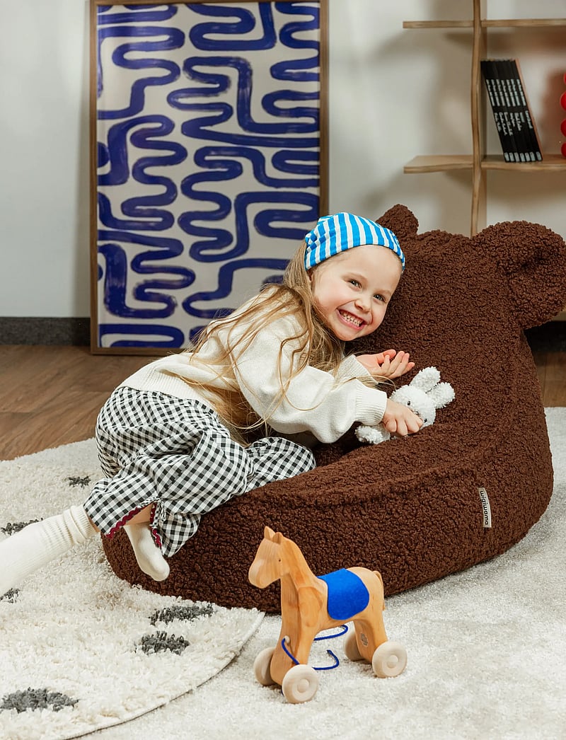 Wigiwama - Bear Beanbag teddy - puhvetid ja tugitoolid - warm hazel - 0