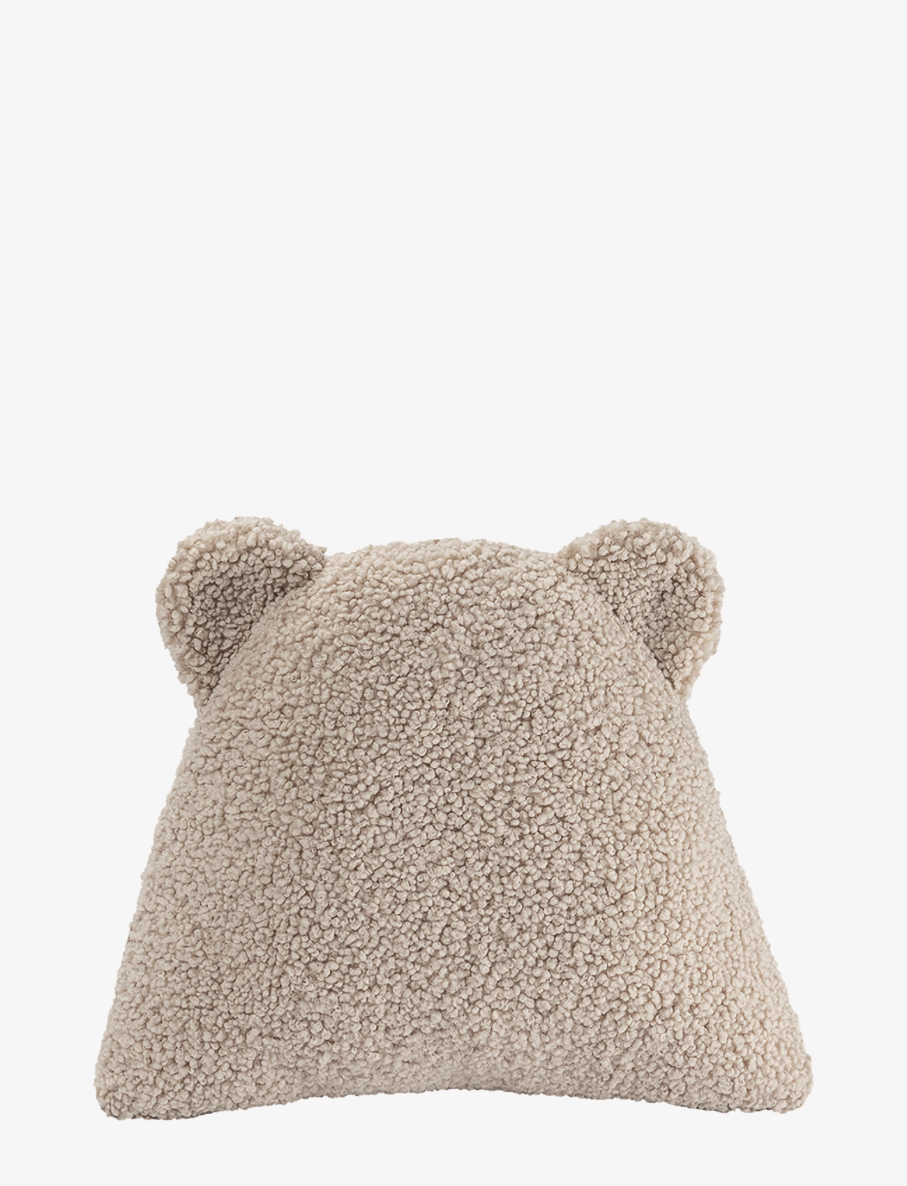 Wigiwama Bear Cushion Teddy, Pudder, Beige, Str: 37X 40CM