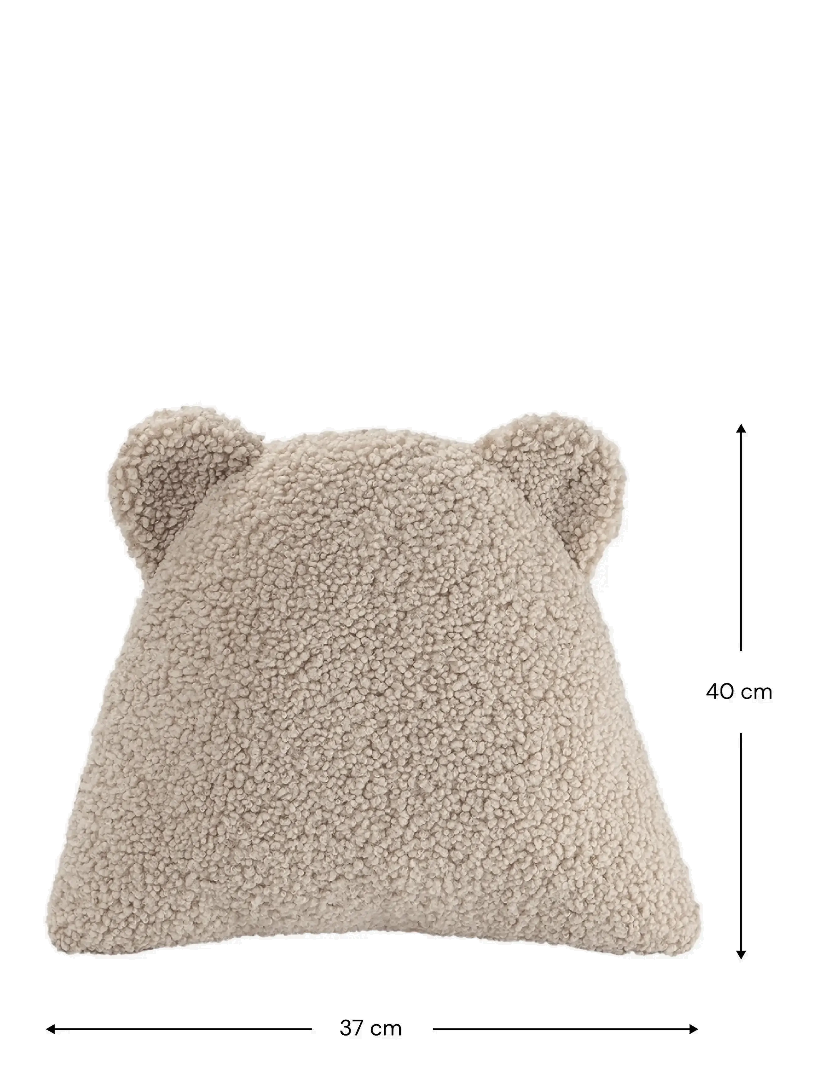 Wigiwama - Bear Cushion teddy - throw pillows - biscuit - 2
