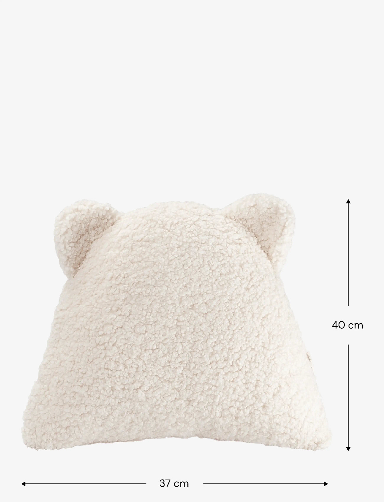 Wigiwama - Bear Cushion teddy - ilupadjad - cream white - 1