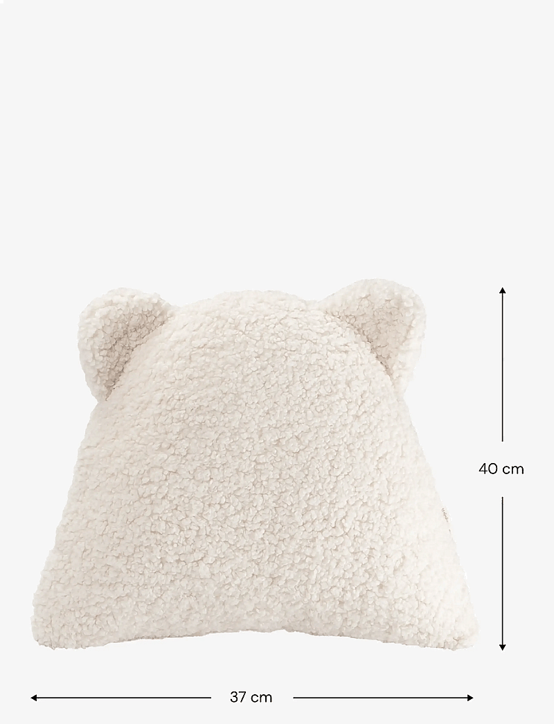 Wigiwama - Bear Cushion teddy - ilupadjad - cream white - 1