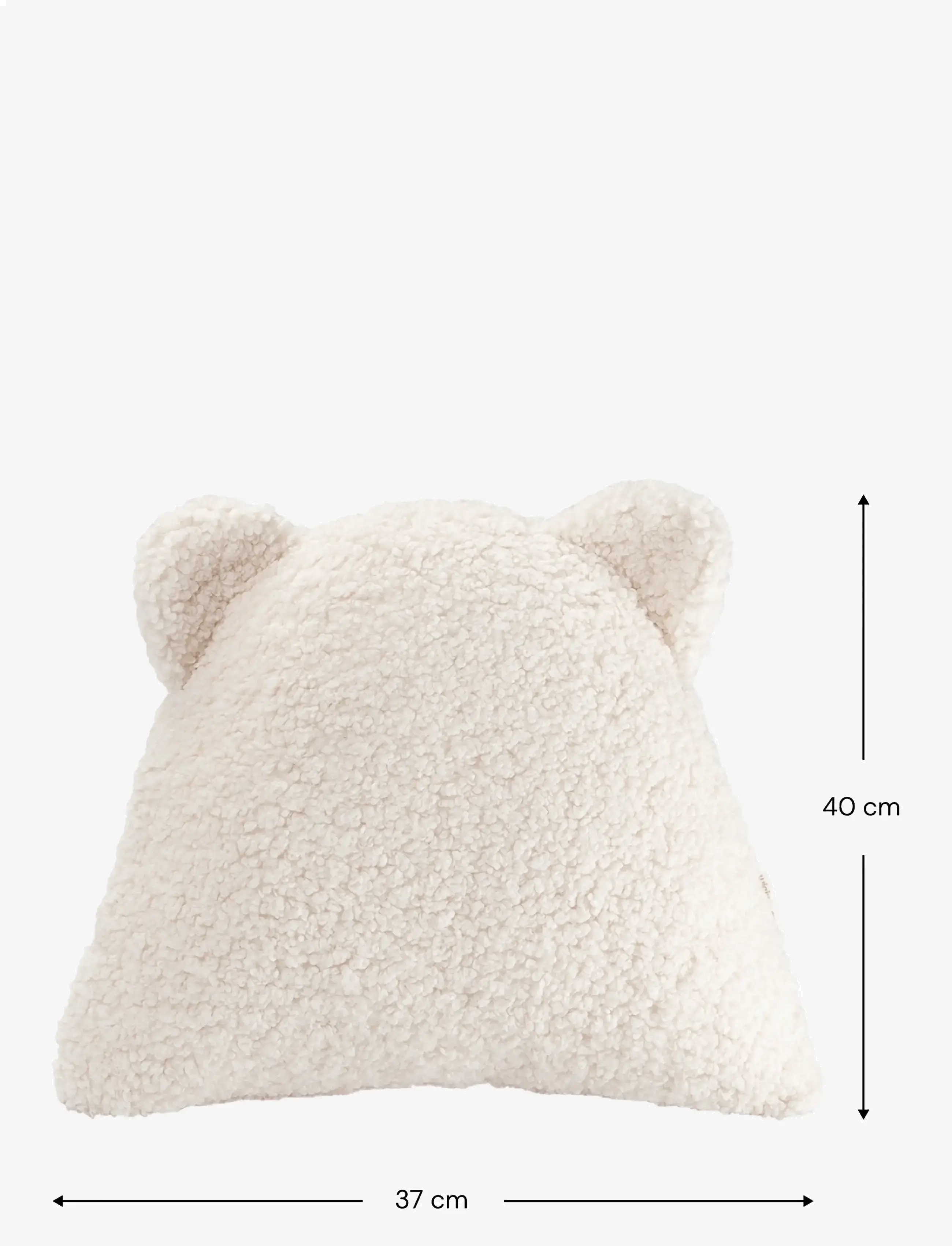 Wigiwama - Bear Cushion teddy - dekorative kissen - cream white - 1