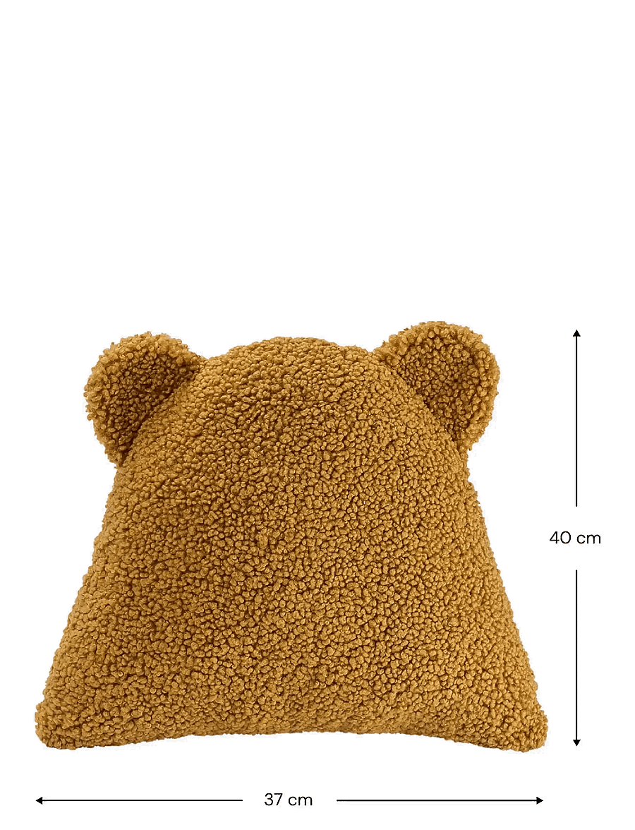 Wigiwama - Bear Cushion teddy - dekorative kissen - maple - 1