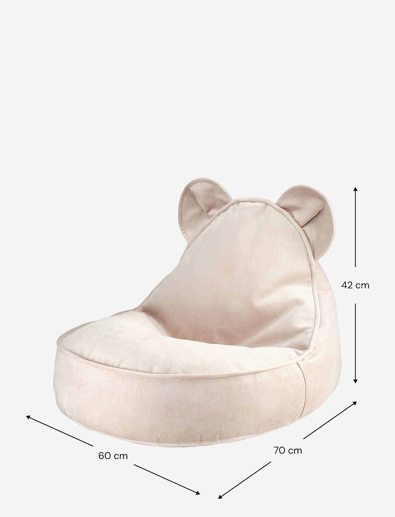 Wigiwama - Bear Beanbag - puffer - beige - 2