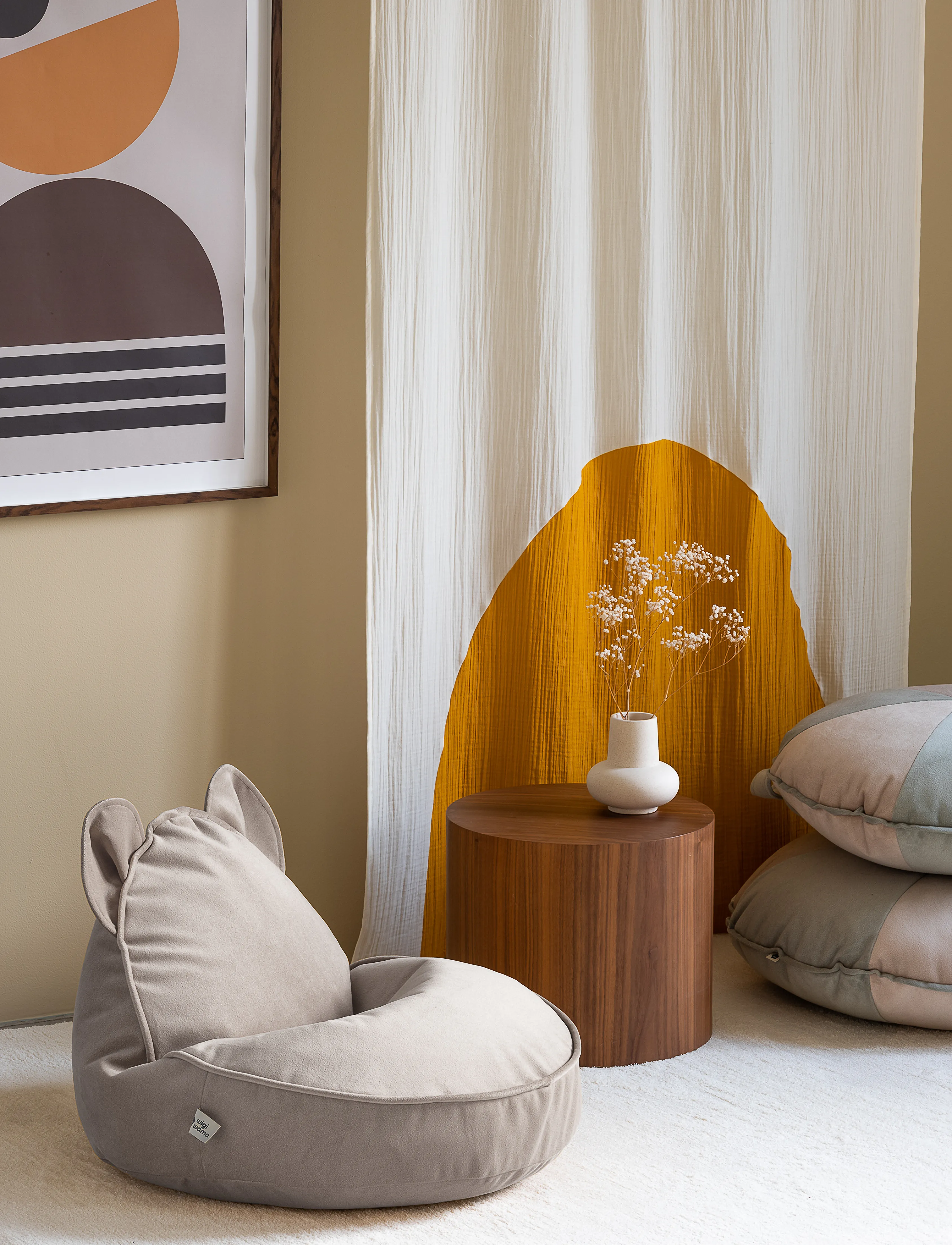 Wigiwama - Bear Beanbag - pouffes & armchairs - beige - 5