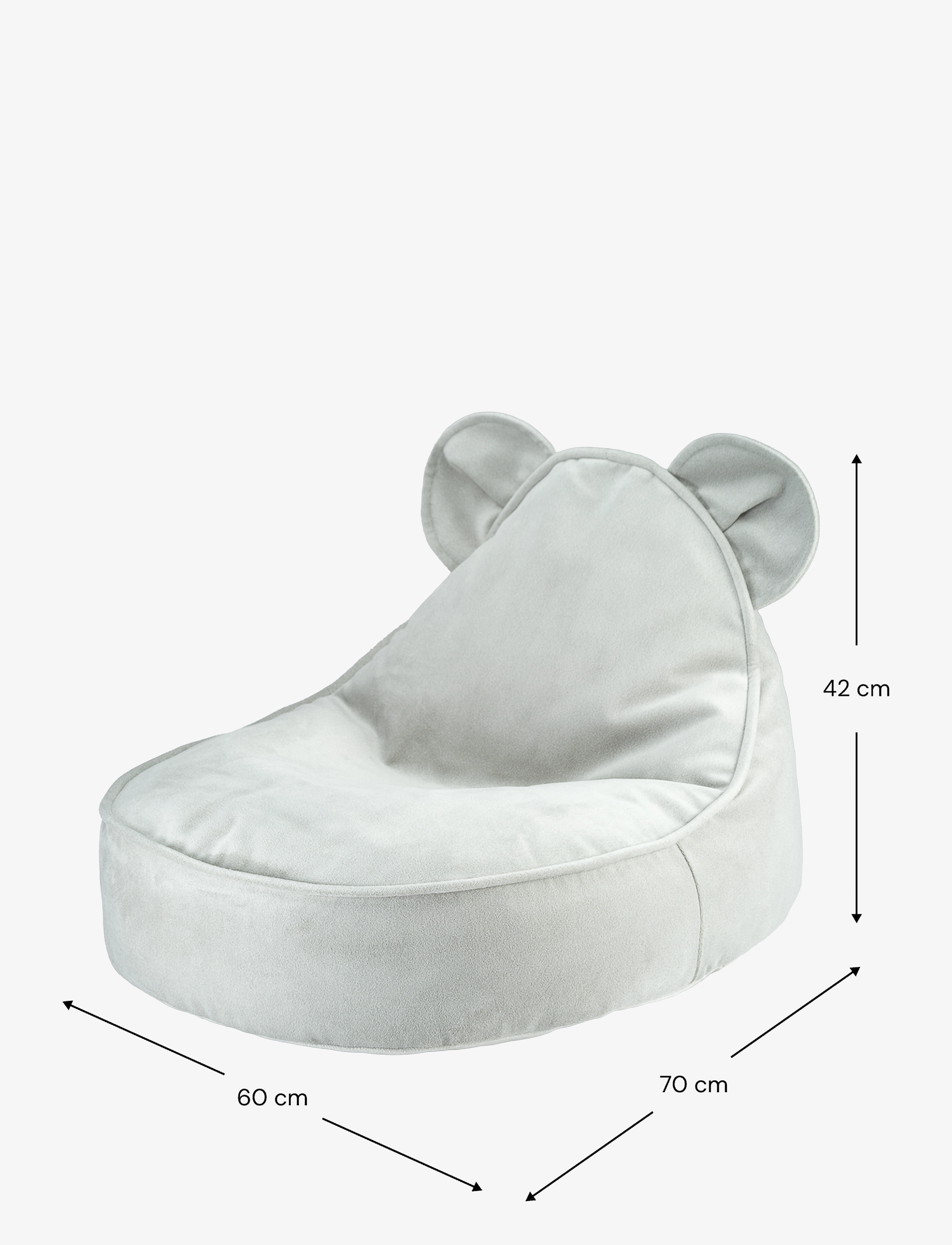 Wigiwama - Bear Beanbag - pouffes & armchairs - misty green - 2