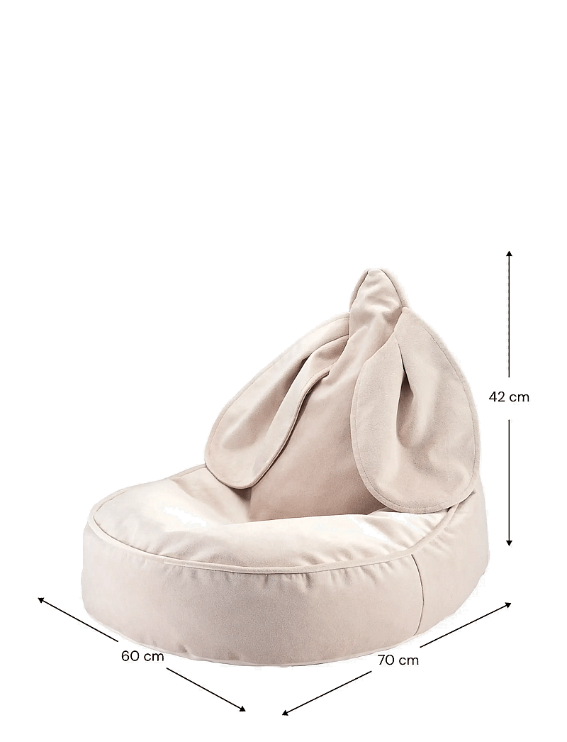 Wigiwama - Bunny Beanbag - kott-toolid - dusty beige - 2