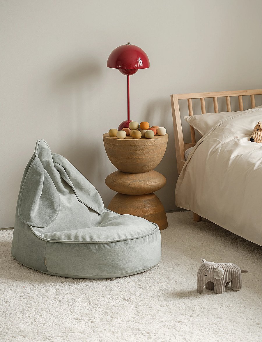Wigiwama - Bunny Beanbag - poufs & lehnstühle - misty green - 0