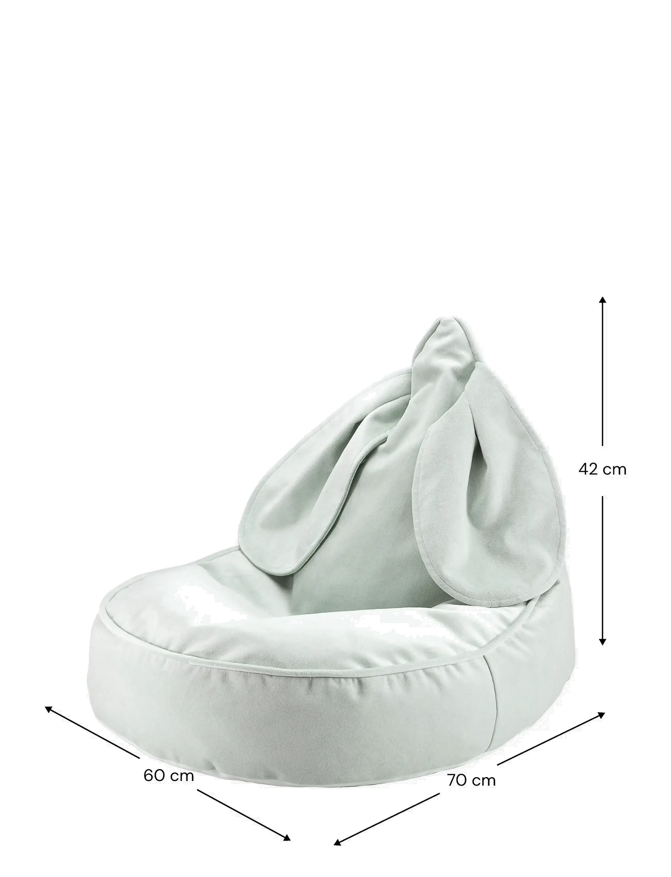 Wigiwama - Bunny Beanbag - pouffes & armchairs - misty green - 2
