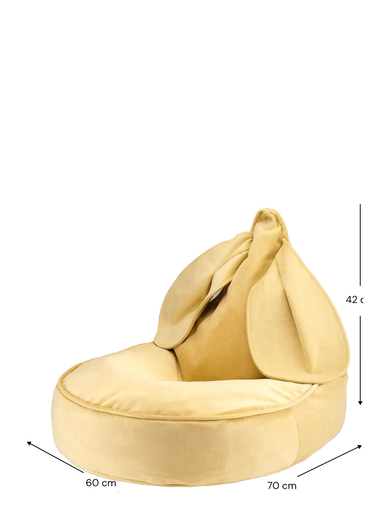 Wigiwama - Bunny Beanbag - poufs & lehnstühle - salted caramel - 2