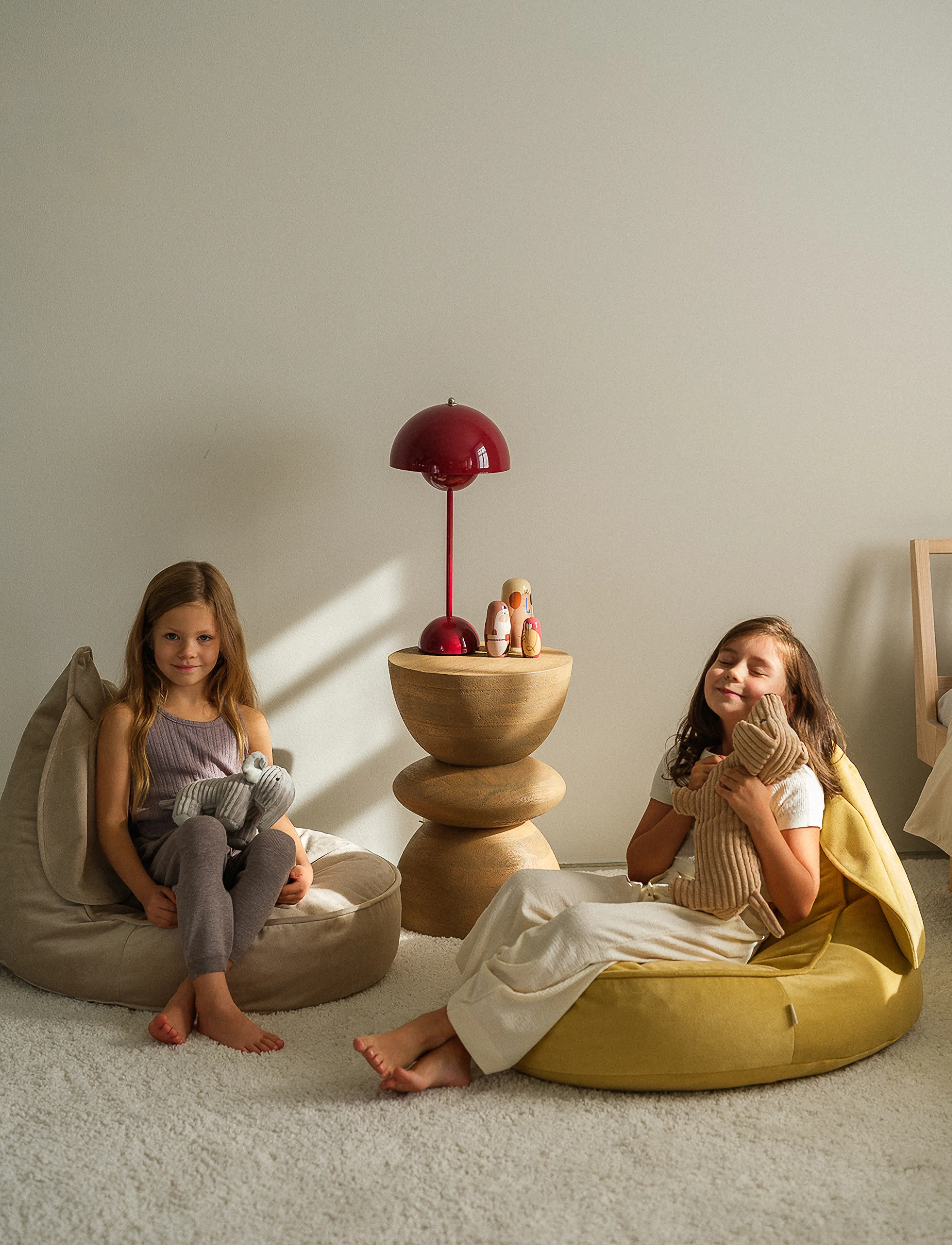 Wigiwama - Bunny Beanbag - poufs & lehnstühle - salted caramel - 4