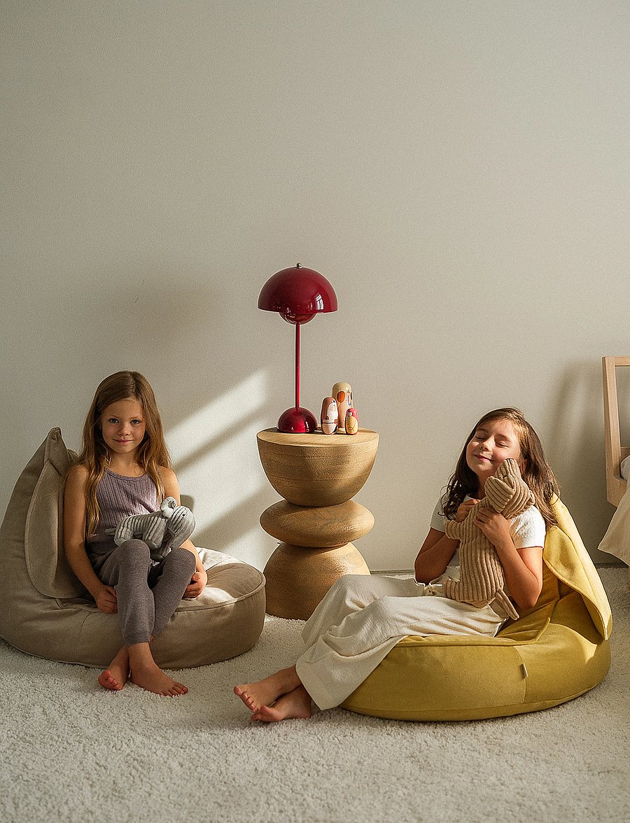 Wigiwama - Bunny Beanbag - poufs & lehnstühle - salted caramel - 4