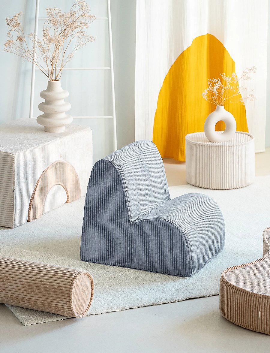 Wigiwama - Cloud Chair corduroy - blueberry blue - 3