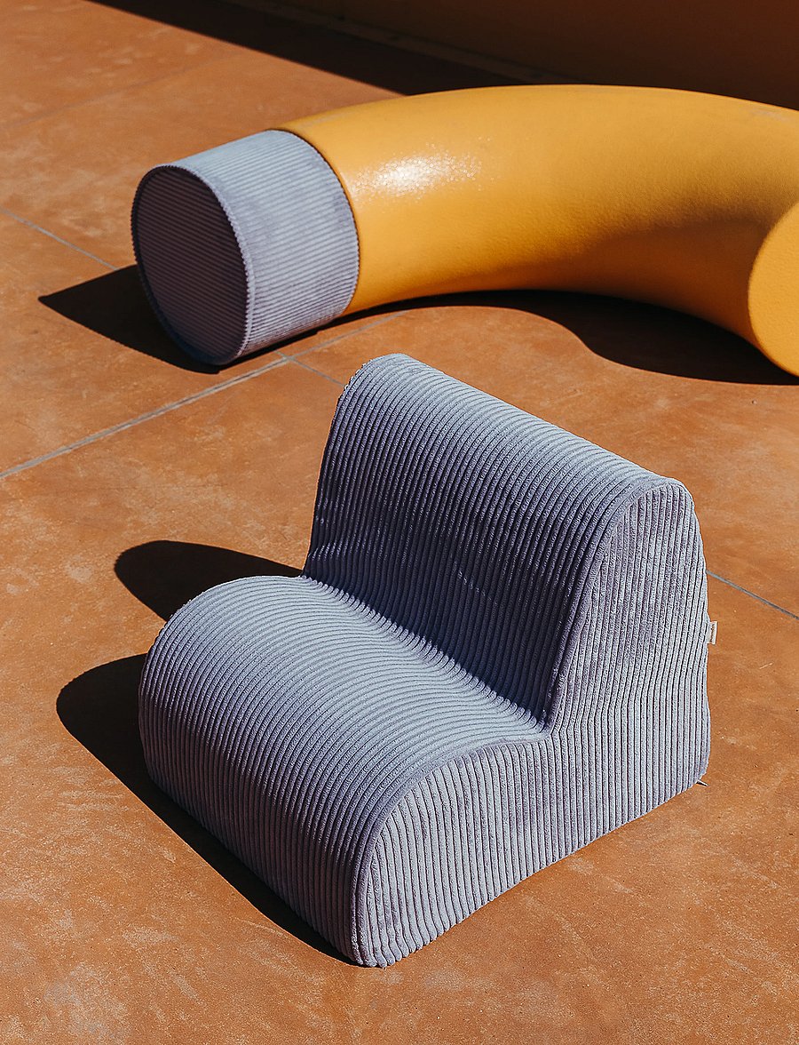 Wigiwama - Cloud Chair corduroy - blueberry blue - 5