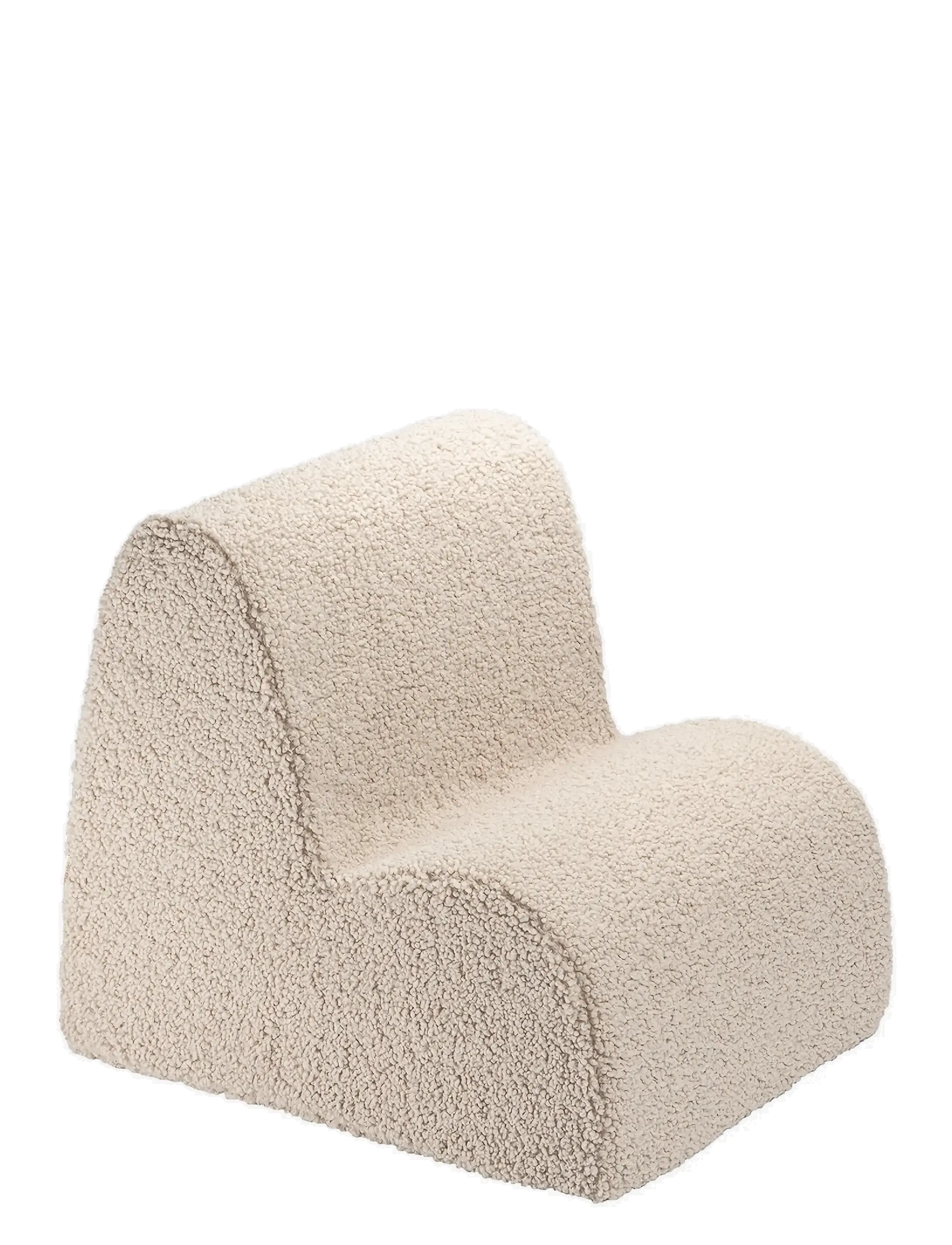 Wigiwama Cloud Chair Teddy, Stol & Stools, Beige, Str: 60X 50X 50CM