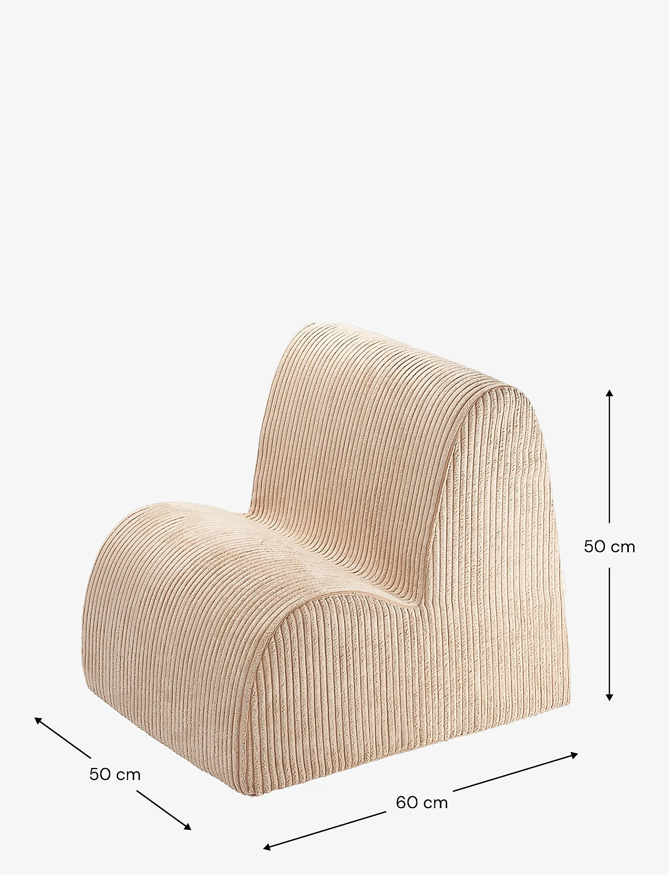 Wigiwama - Cloud Chair teddy - toolid ja pingid - biscuit - 2