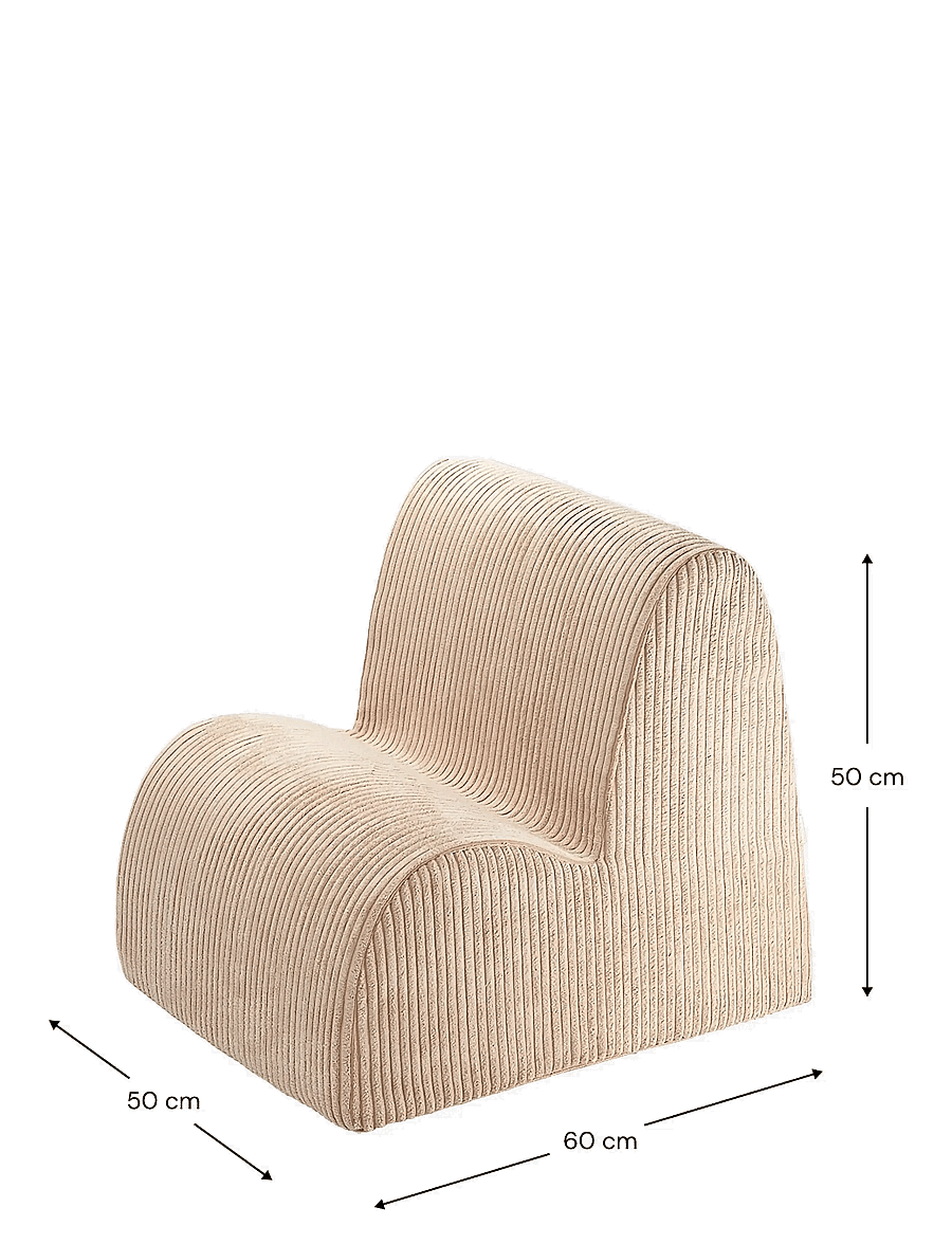 Wigiwama - Cloud Chair teddy - stühle & hocker - biscuit - 2