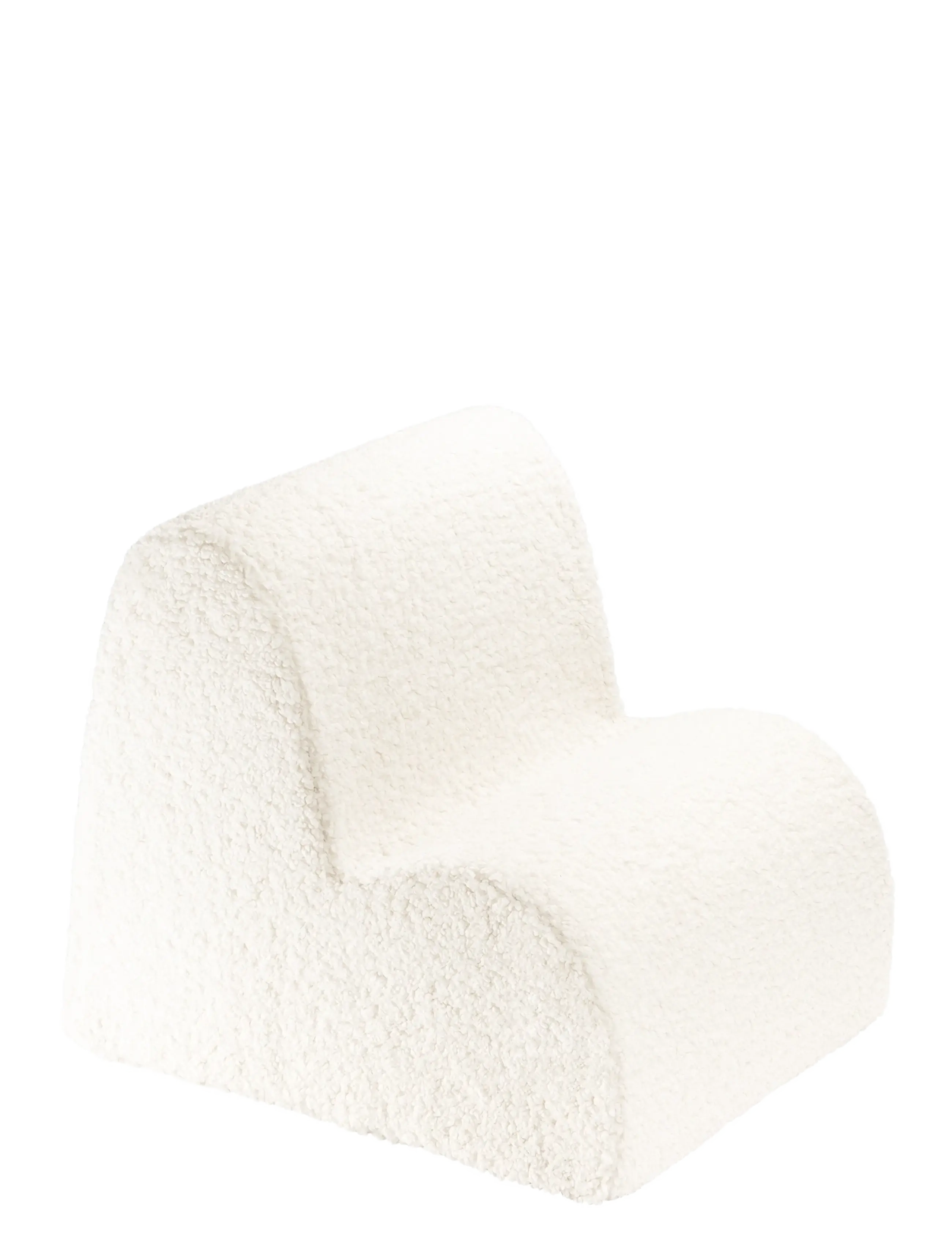 Wigiwama Cloud Chair Teddy, Stol & Stools, Creme, Str: 60X 50X 50CM