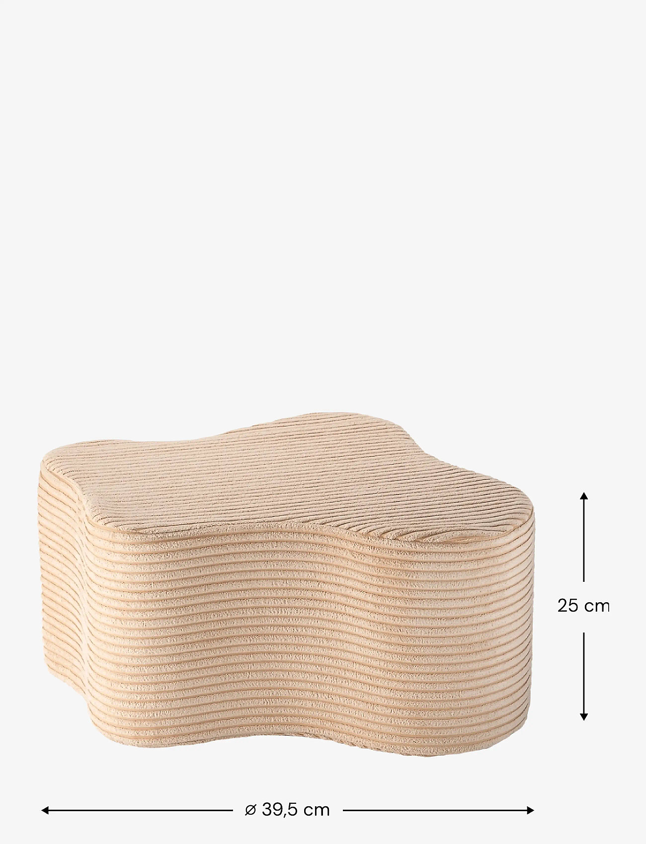 Wigiwama - Cloud Pouffe corduroy - brown sugar - 2
