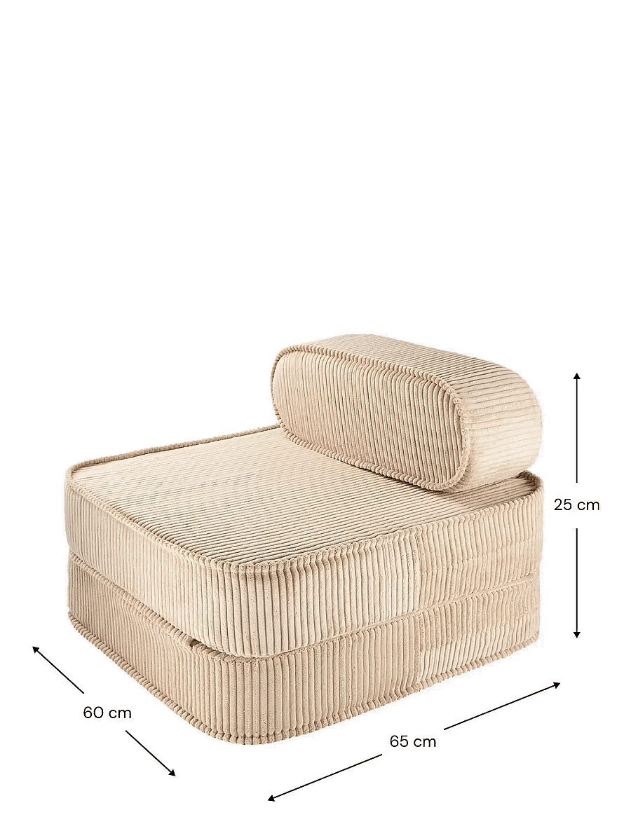 Wigiwama - Flip Chair corduroy - pufi un atpūtas krēsli - brown sugar - 2