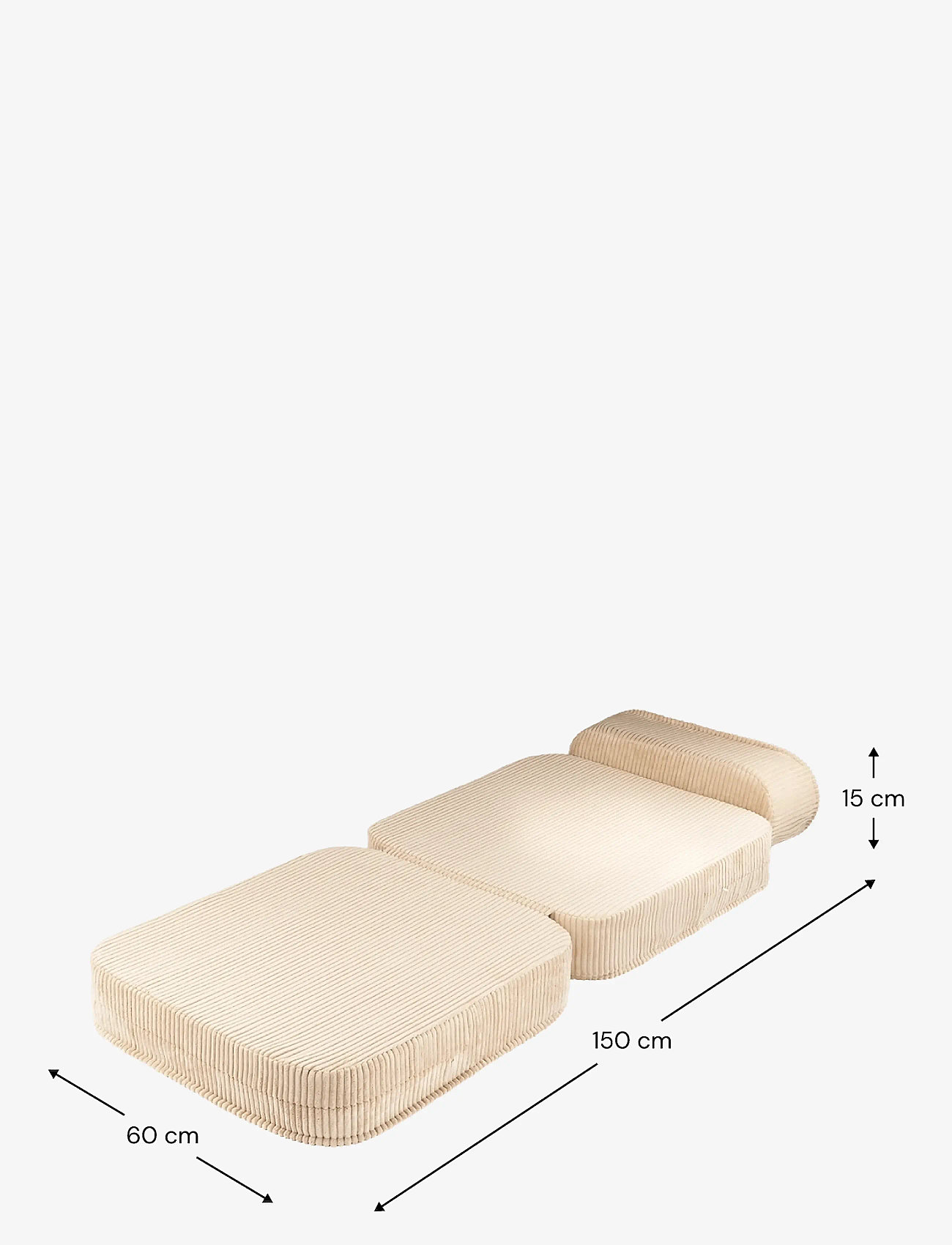 Wigiwama - Flip Chair corduroy - pouffes - brown sugar - 4