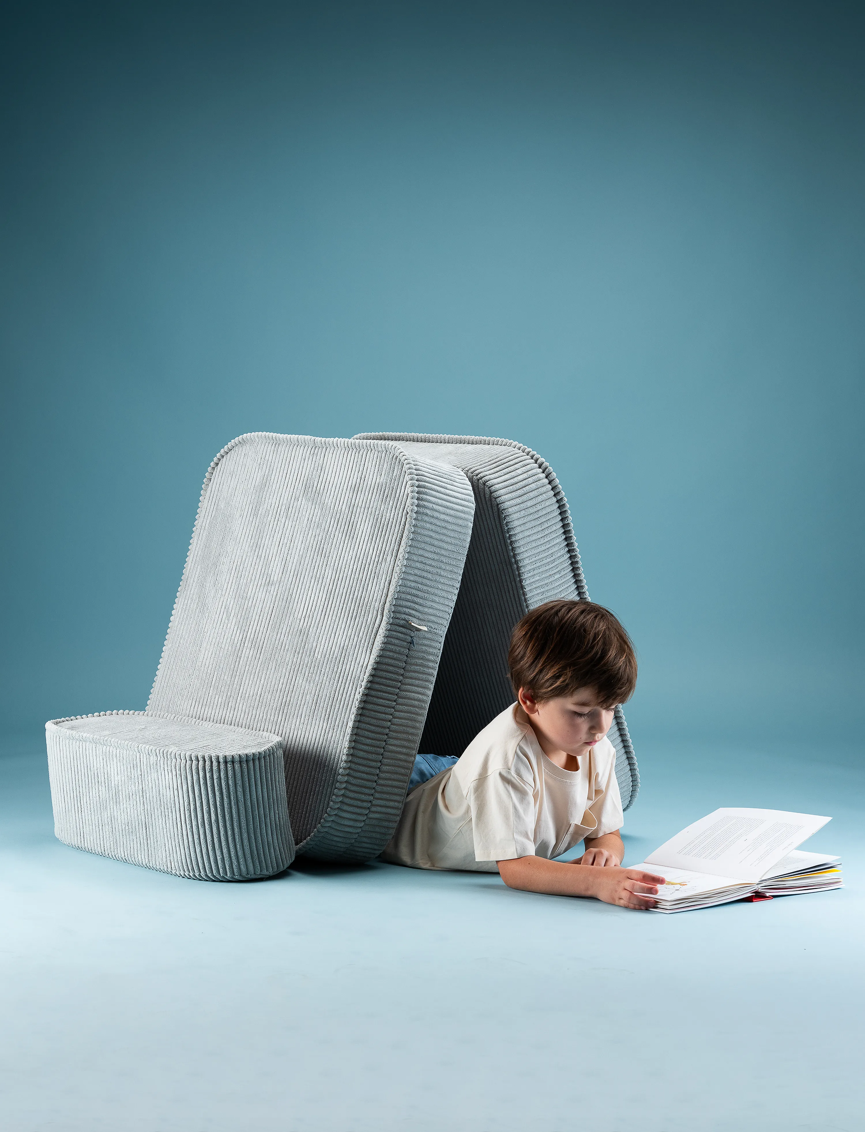 Wigiwama - Flip Chair corduroy - poufs & lehnstühle - peppermint green - 5