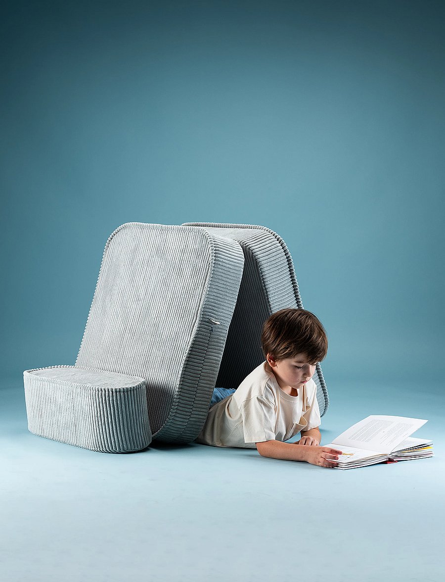 Wigiwama - Flip Chair corduroy - poufs & lehnstühle - peppermint green - 5