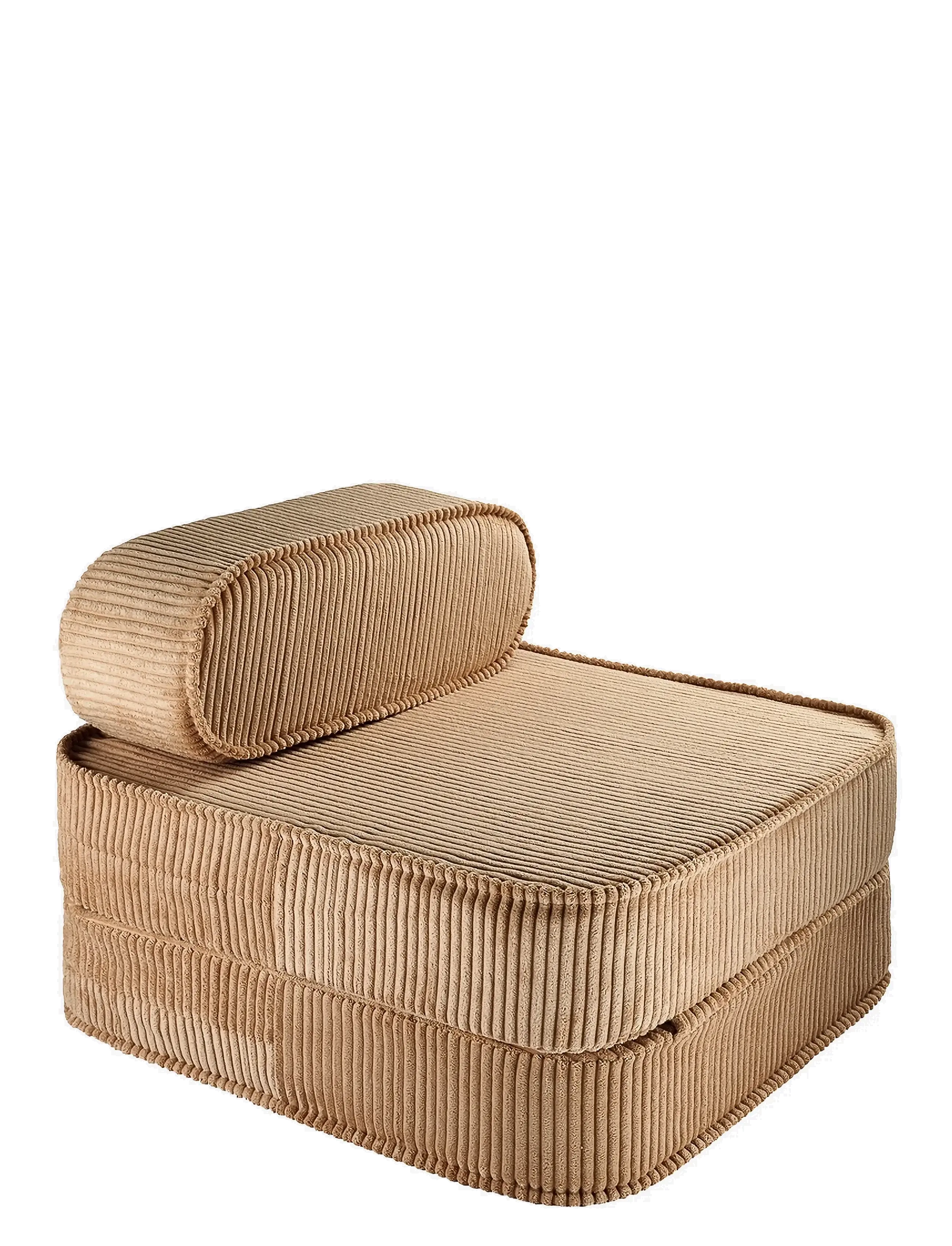 Wigiwama - Flip Chair corduroy - poufs & lehnstühle - toffee - 1