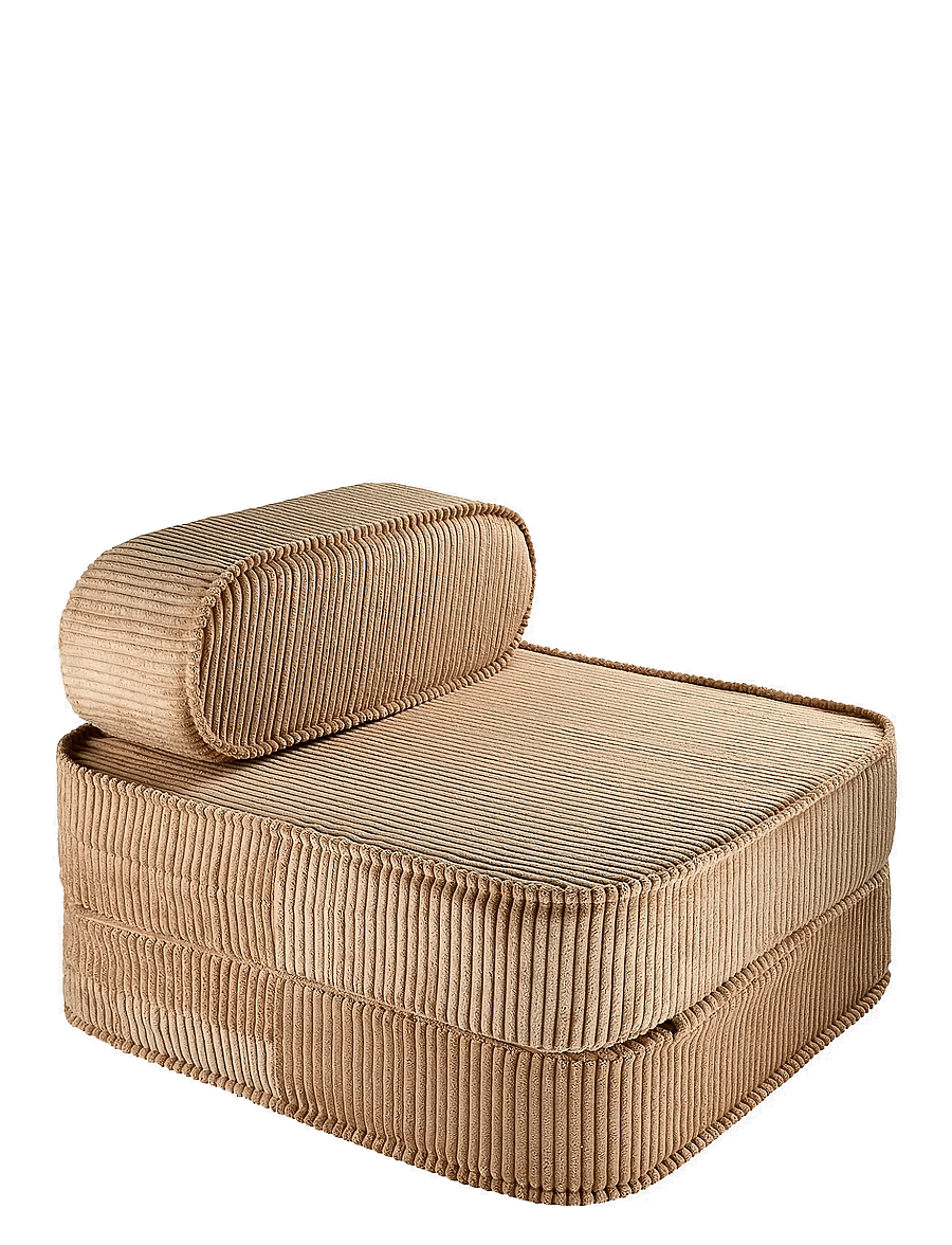 Wigiwama - Flip Chair corduroy - poufs & lehnstühle - toffee - 1