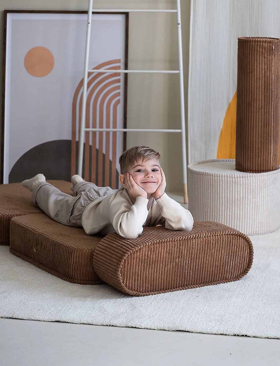 Wigiwama - Flip Chair corduroy - poufs & lehnstühle - toffee - 5