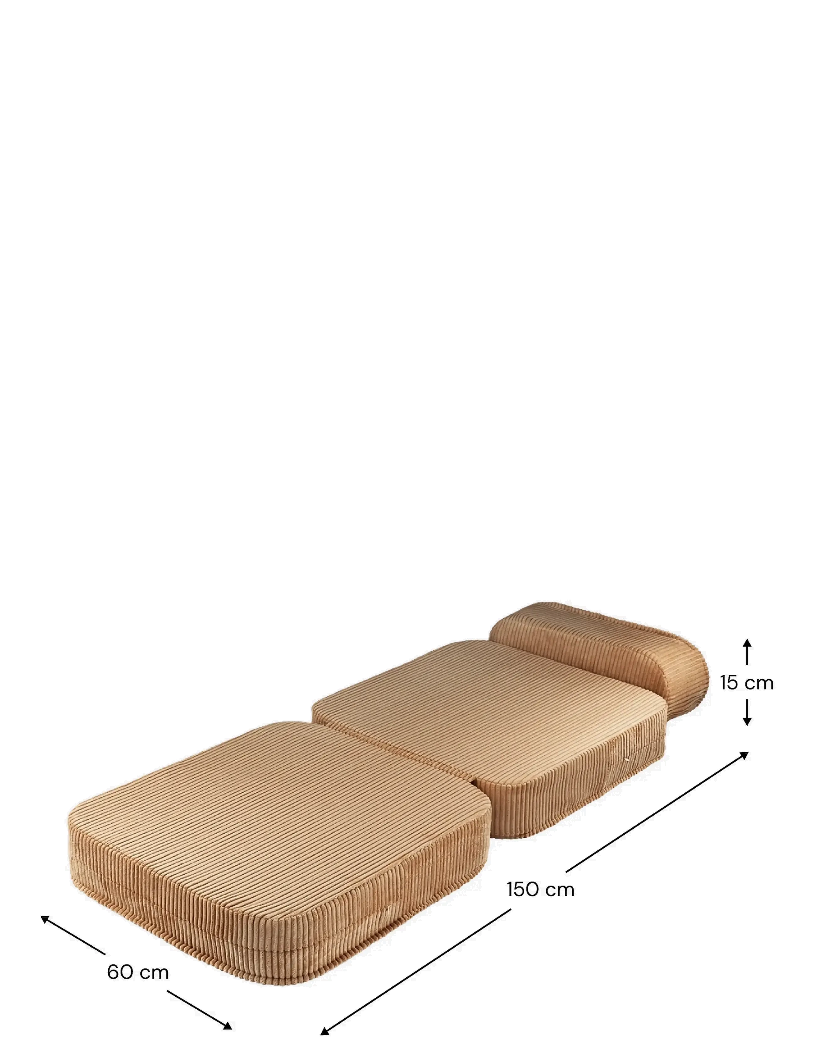 Wigiwama - Flip Chair corduroy - poufs & lehnstühle - toffee - 3