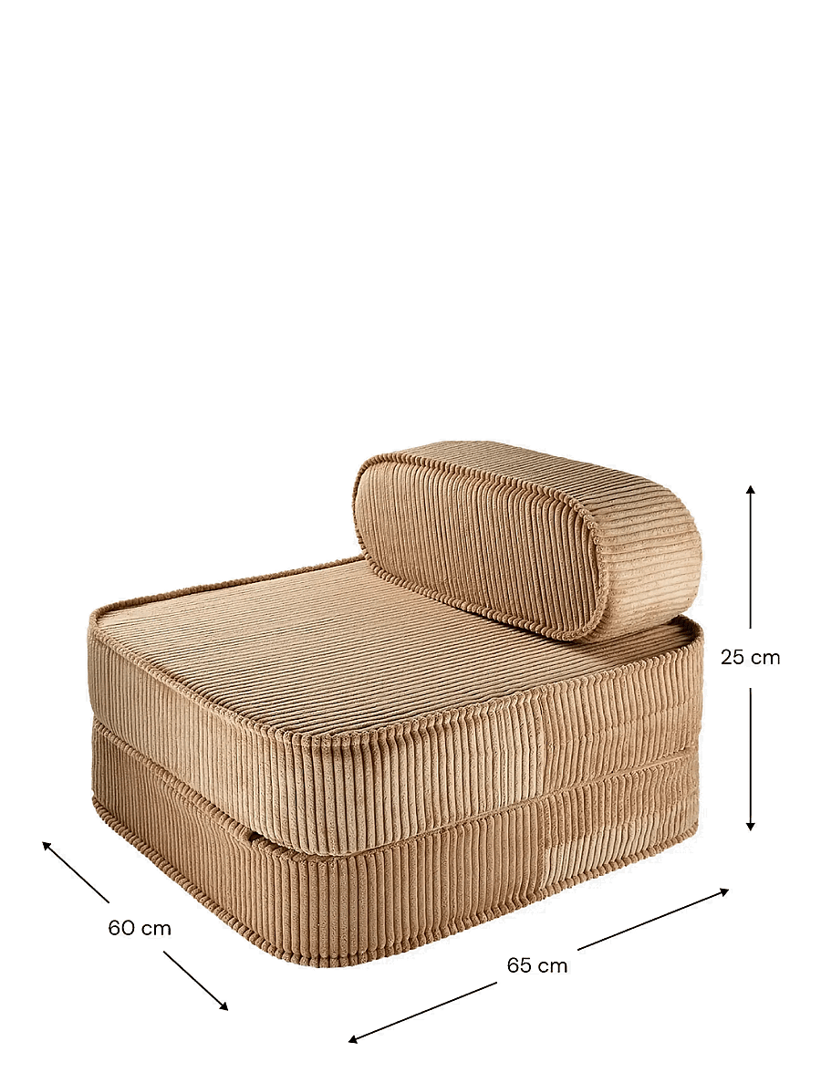 Wigiwama - Flip Chair corduroy - poufs & lehnstühle - toffee - 4