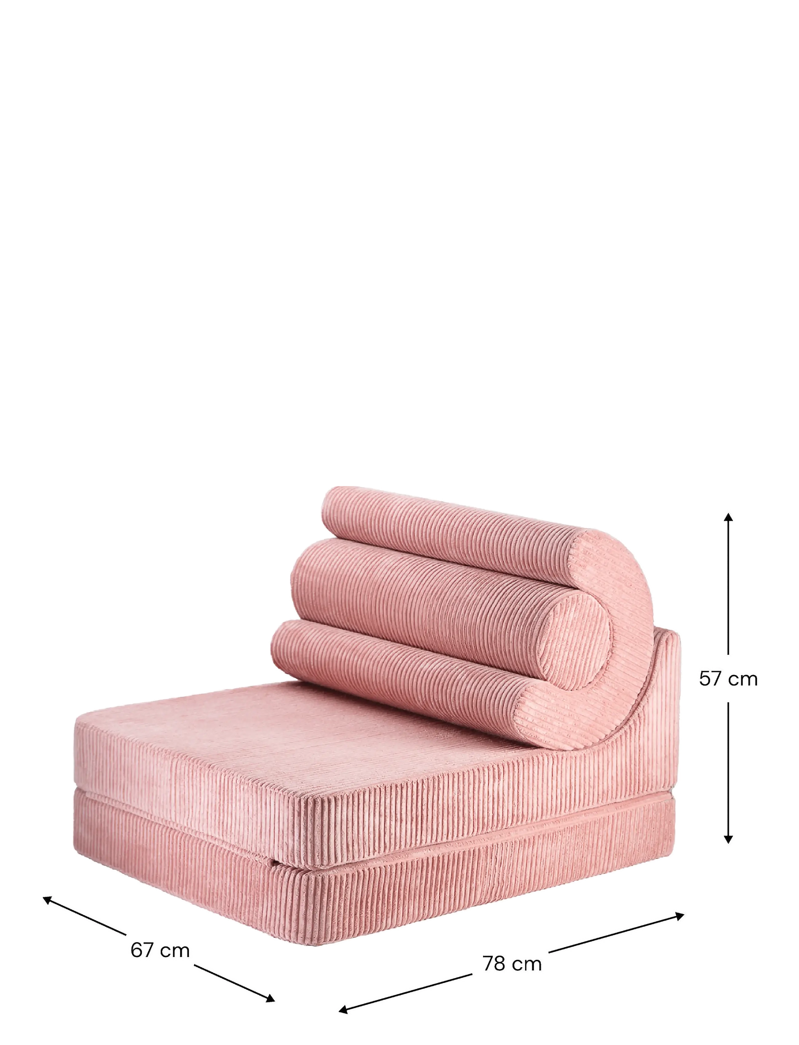 Wigiwama - Flipster corduroy - møbler - pink mousse - 3