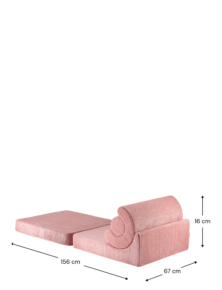 Wigiwama - Flipster corduroy - möbler - pink mousse - 4