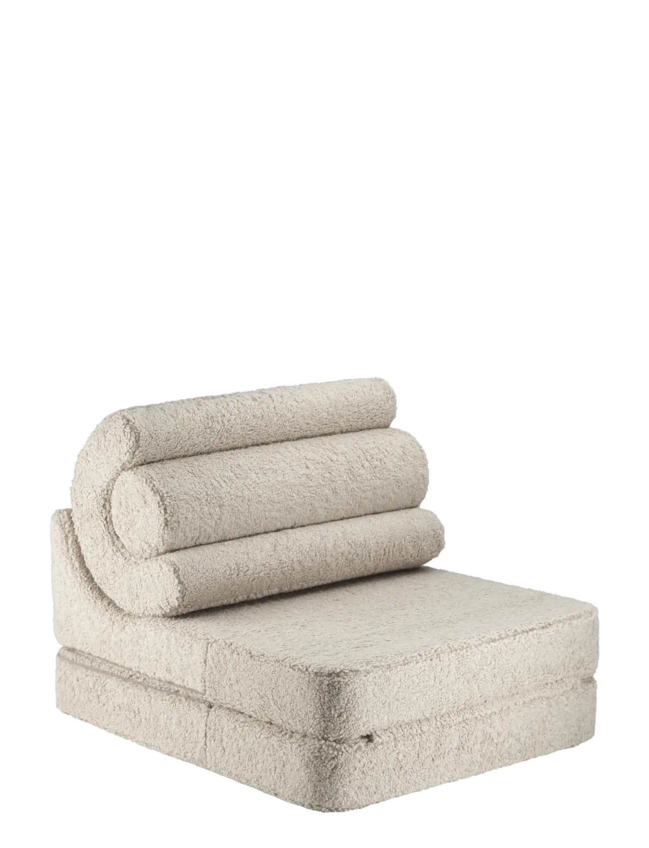 Wigiwama Flipster Teddy, Sofas, Grå, Str: 78X 67X 57CM