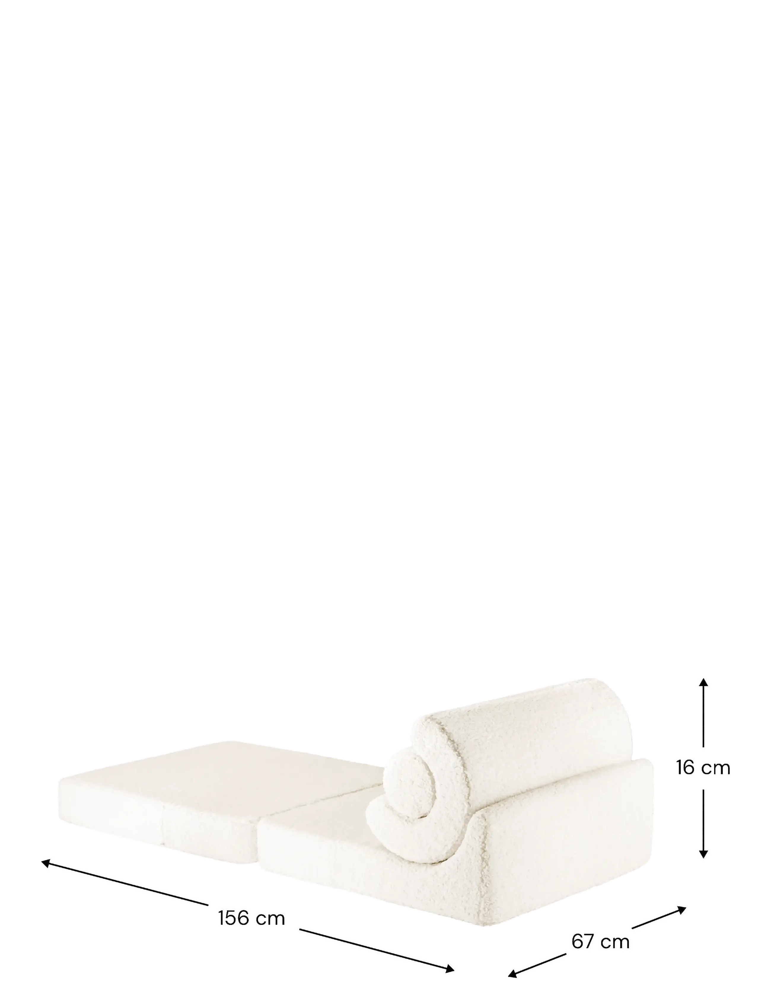 Wigiwama - Flipster teddy - möbler - cream white - 4