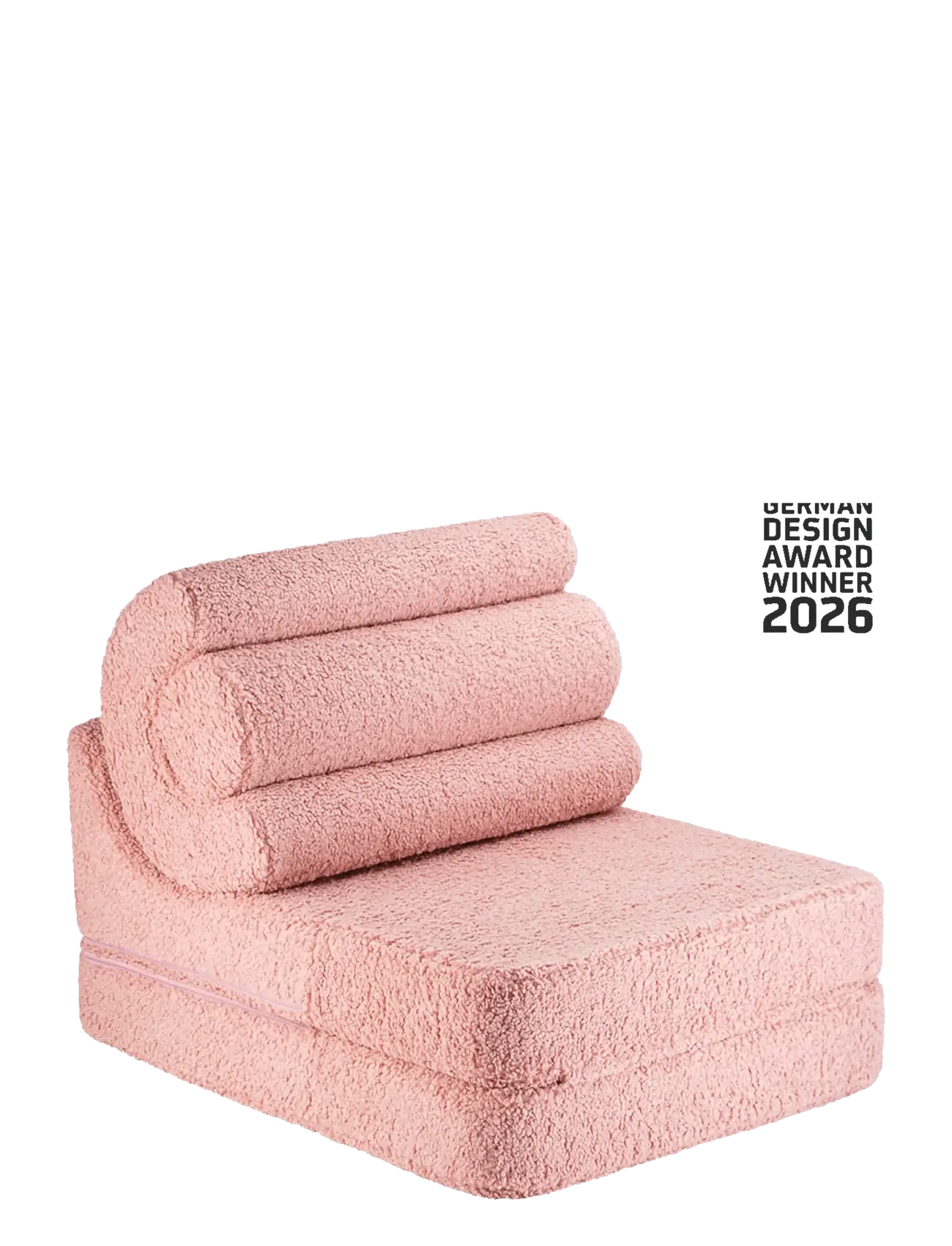 Wigiwama Flipster teddy - Møbler - GUAVA PINK / pink/rose