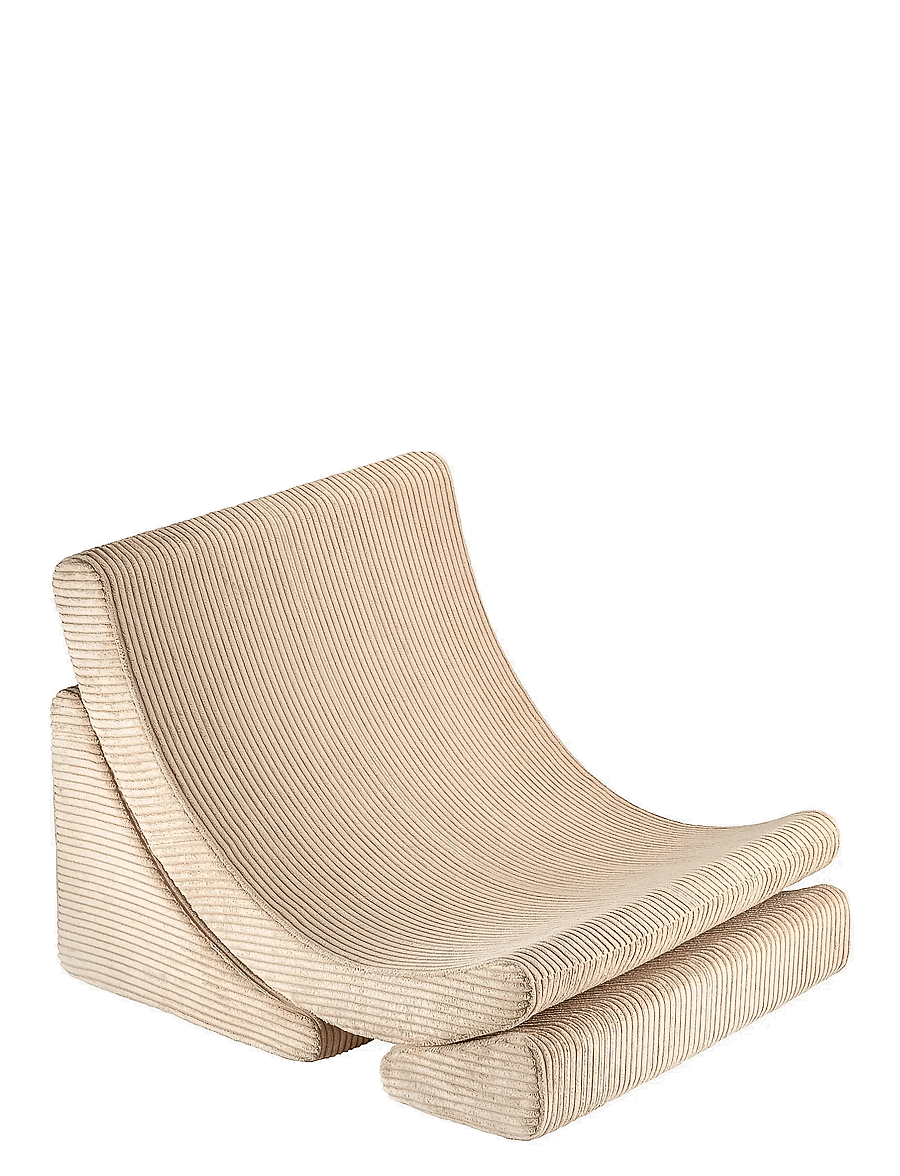 Wigiwama - Moon Chair corduroy - brown sugar - 0