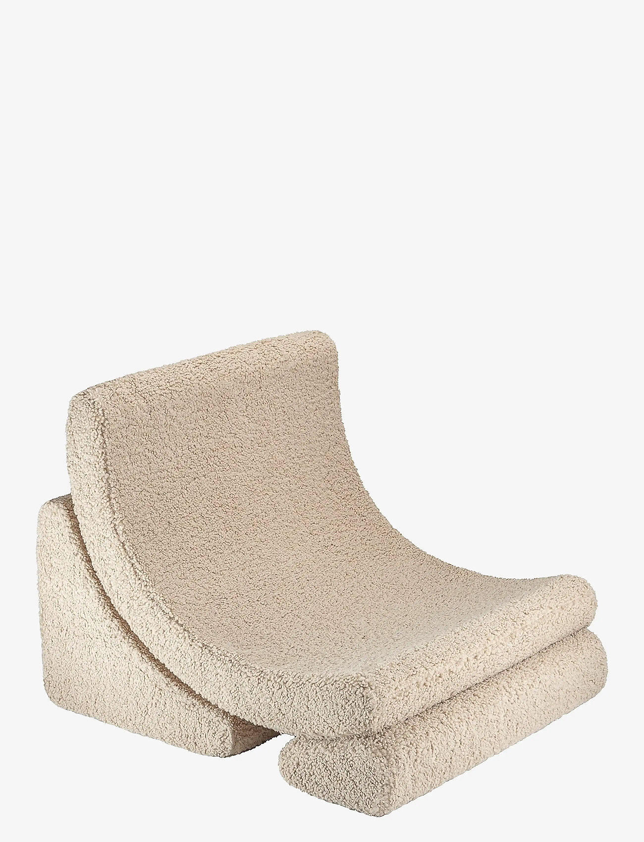 Wigiwama - Moon Chair teddy - stole & skamler - biscuit - 1