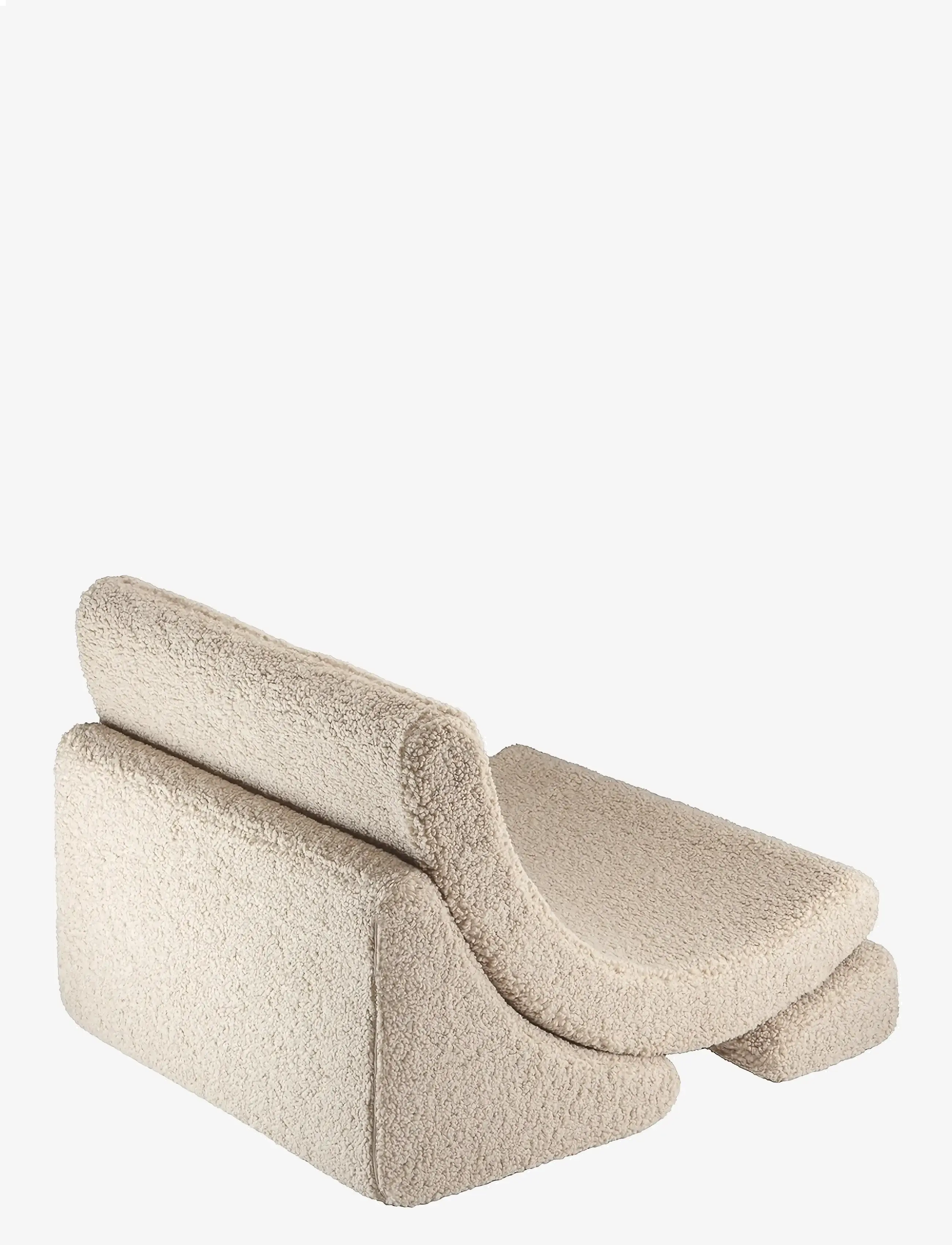 Wigiwama - Moon Chair teddy - sittpuffar & fåtöljer - biscuit - 3