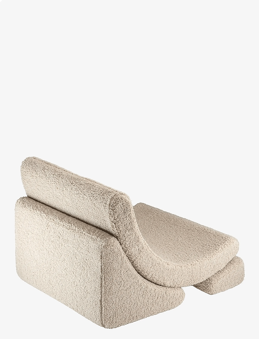 Wigiwama - Moon Chair teddy - sittpuffar & fåtöljer - biscuit - 3
