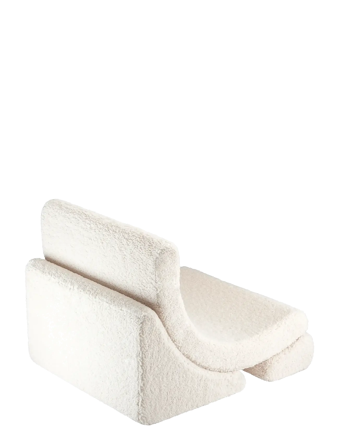 Wigiwama - Moon Chair teddy - puffer og lænestole - cream white - 2