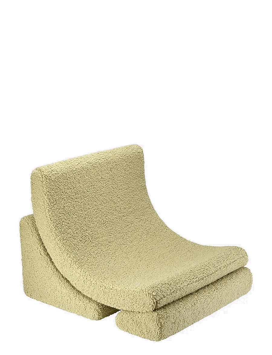 Wigiwama - Moon Chair teddy - sittpuffar & fåtöljer - matcha - 1