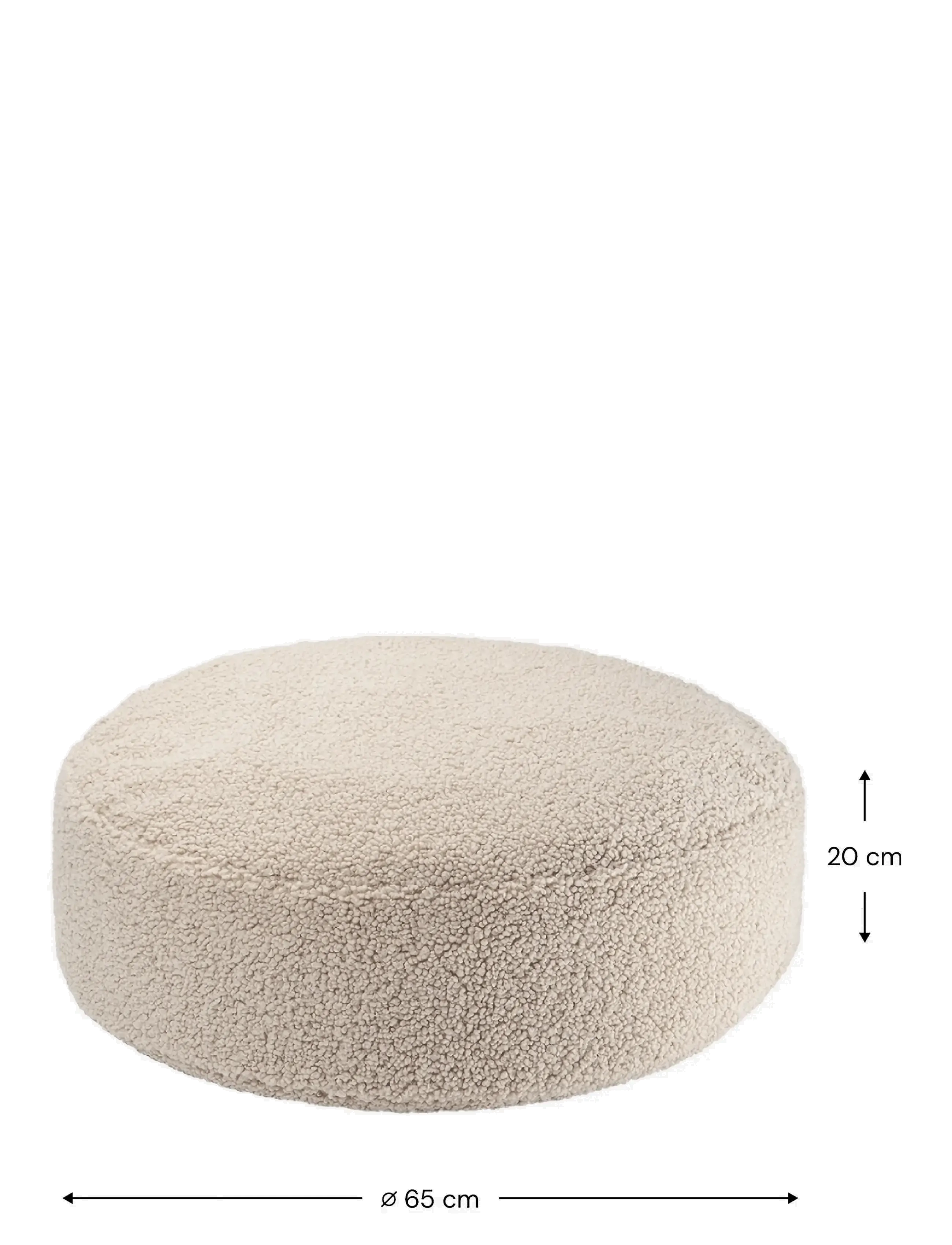 Wigiwama - Ottoman teddy - pouffes & armchairs - biscuit - 2