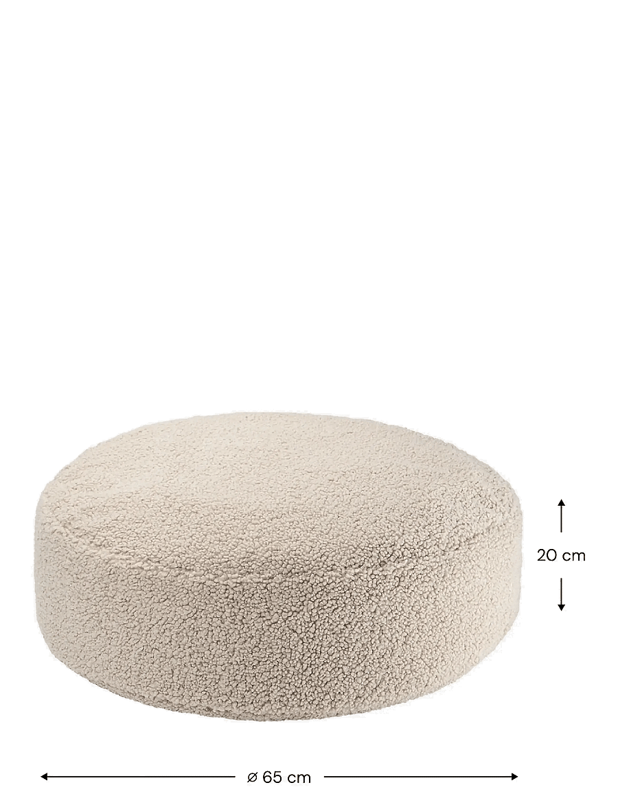 Wigiwama - Ottoman teddy - puhvetid ja tugitoolid - biscuit - 2