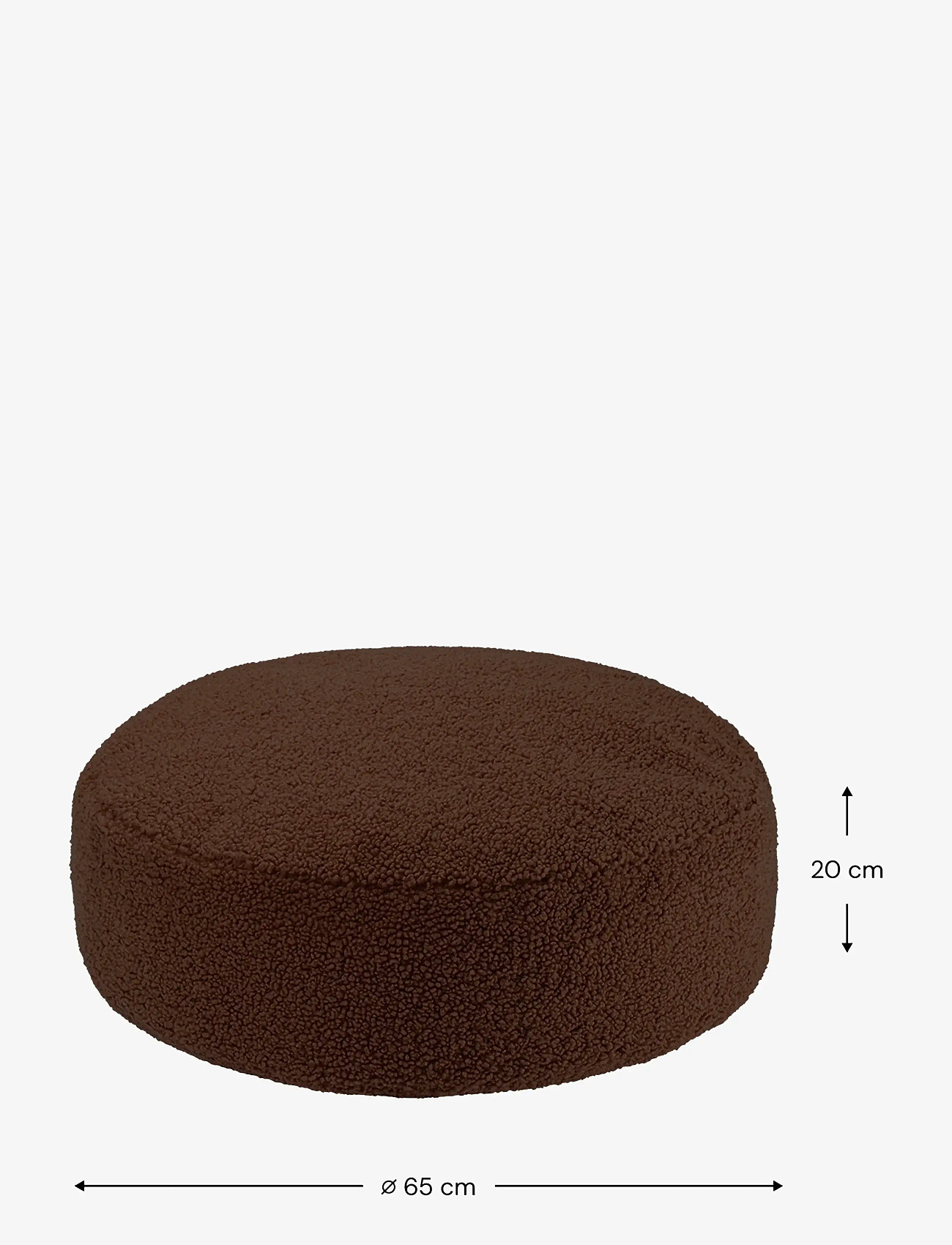 Wigiwama - Ottoman teddy - puhvetid ja tugitoolid - warm hazel - 1