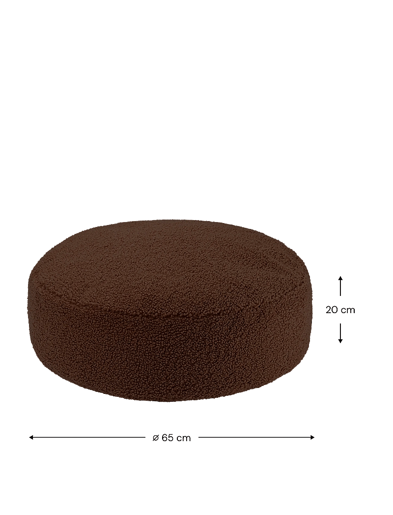 Wigiwama - Ottoman teddy - puhvetid ja tugitoolid - warm hazel - 1