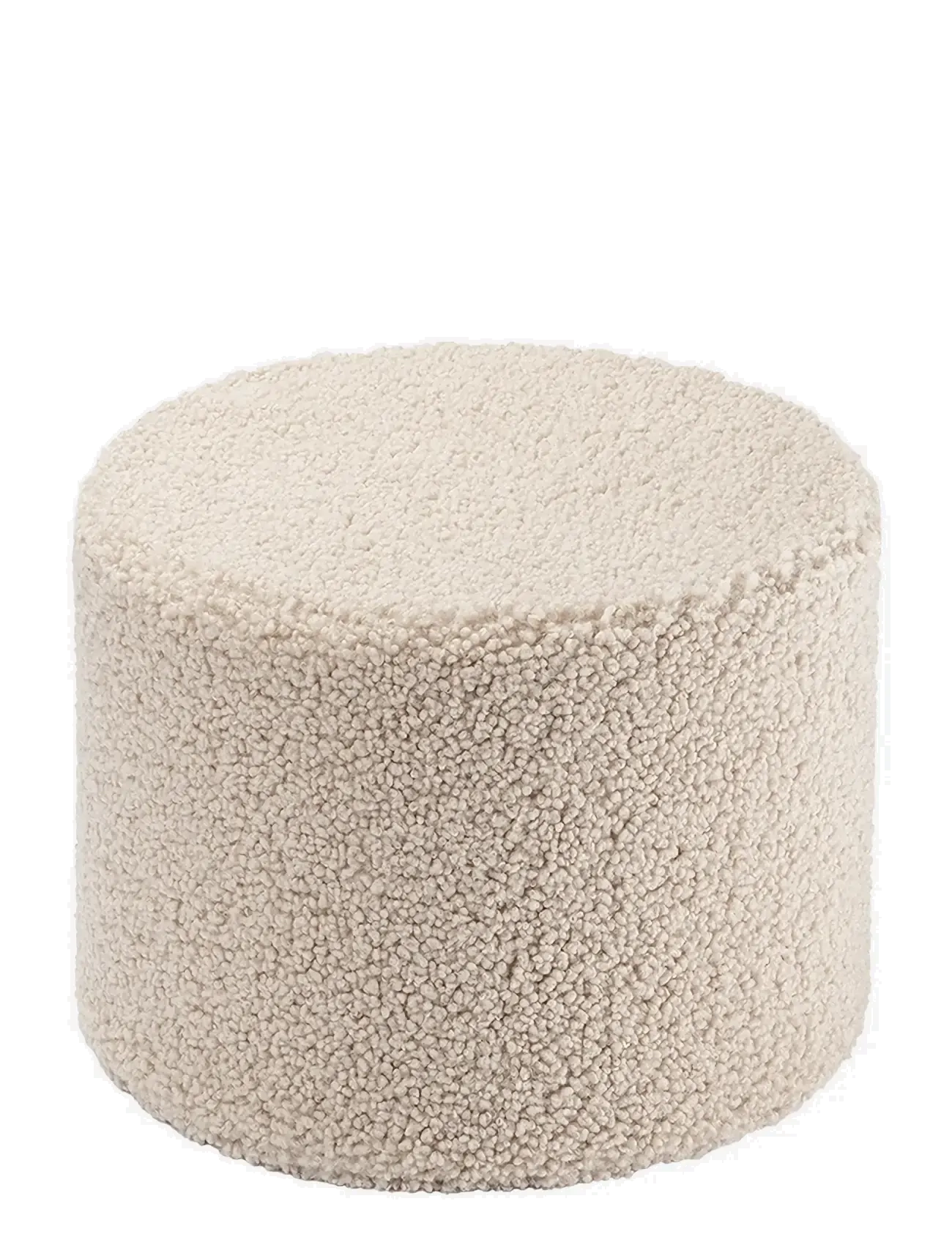 Wigiwama Pouffe Teddy, Puffer, Beige, Str: 39.5X 39.5X 25CM