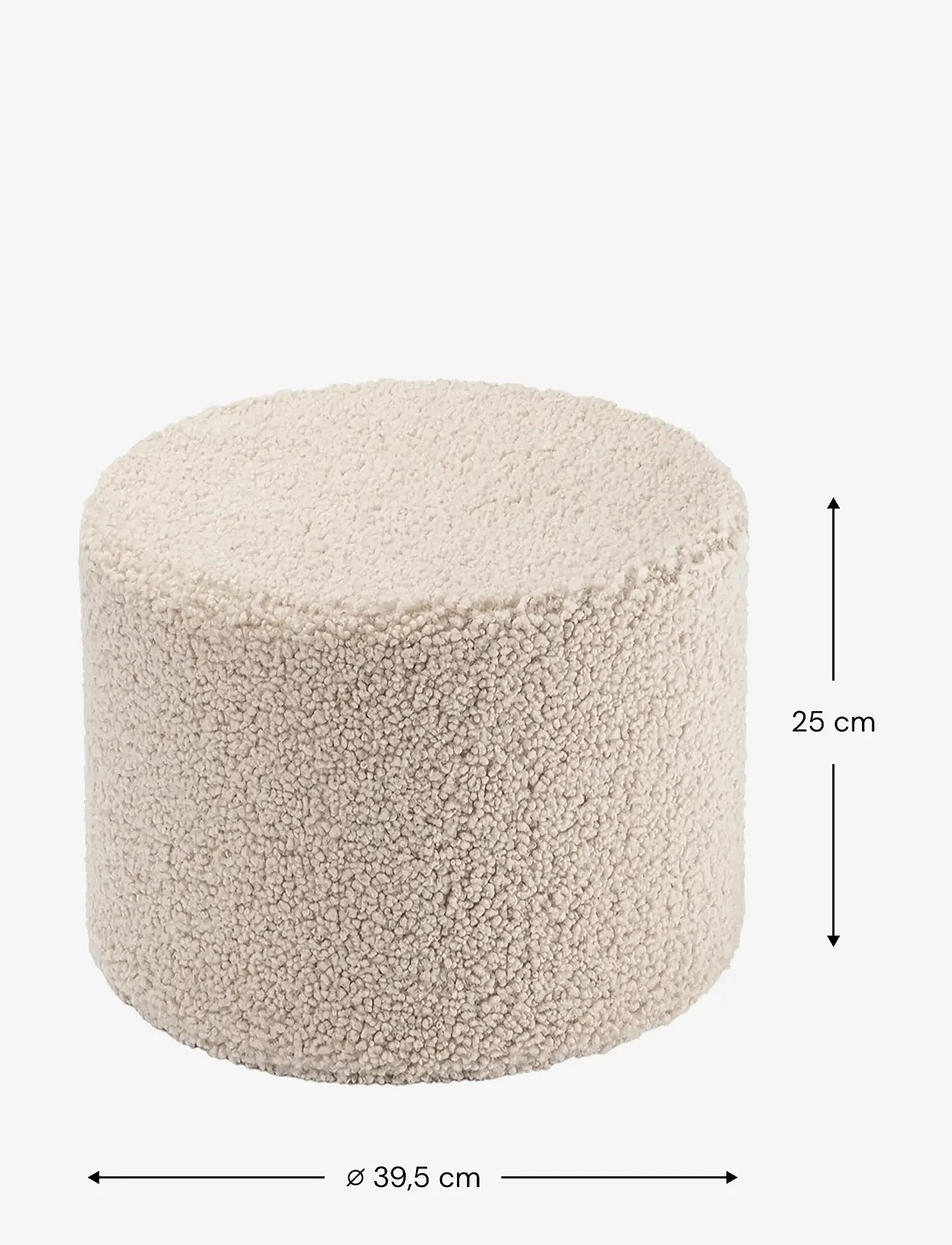 Wigiwama - Pouffe teddy - pufai - biscuit - 2