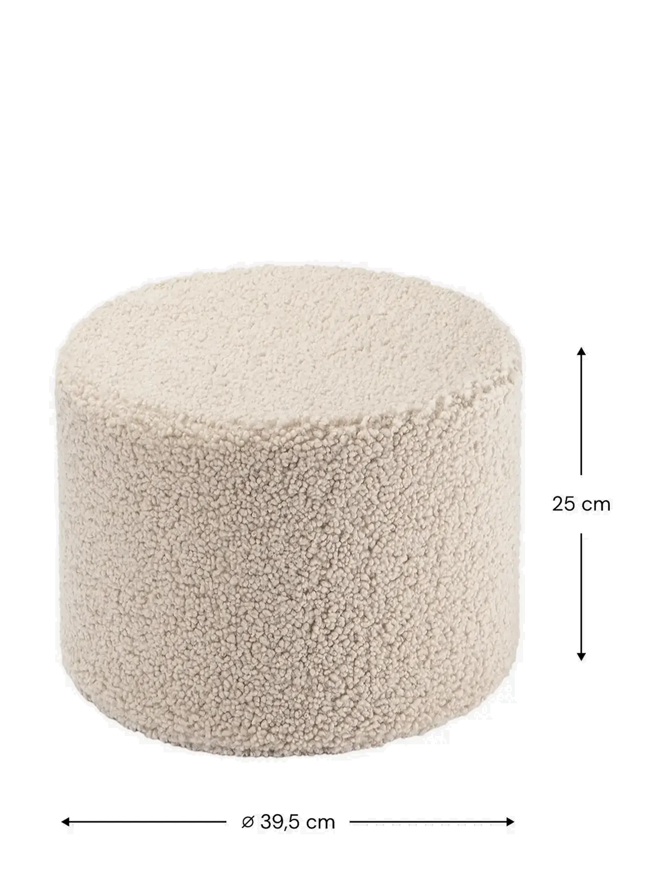 Wigiwama - Pouffe teddy - poufs & lehnstühle - biscuit - 2